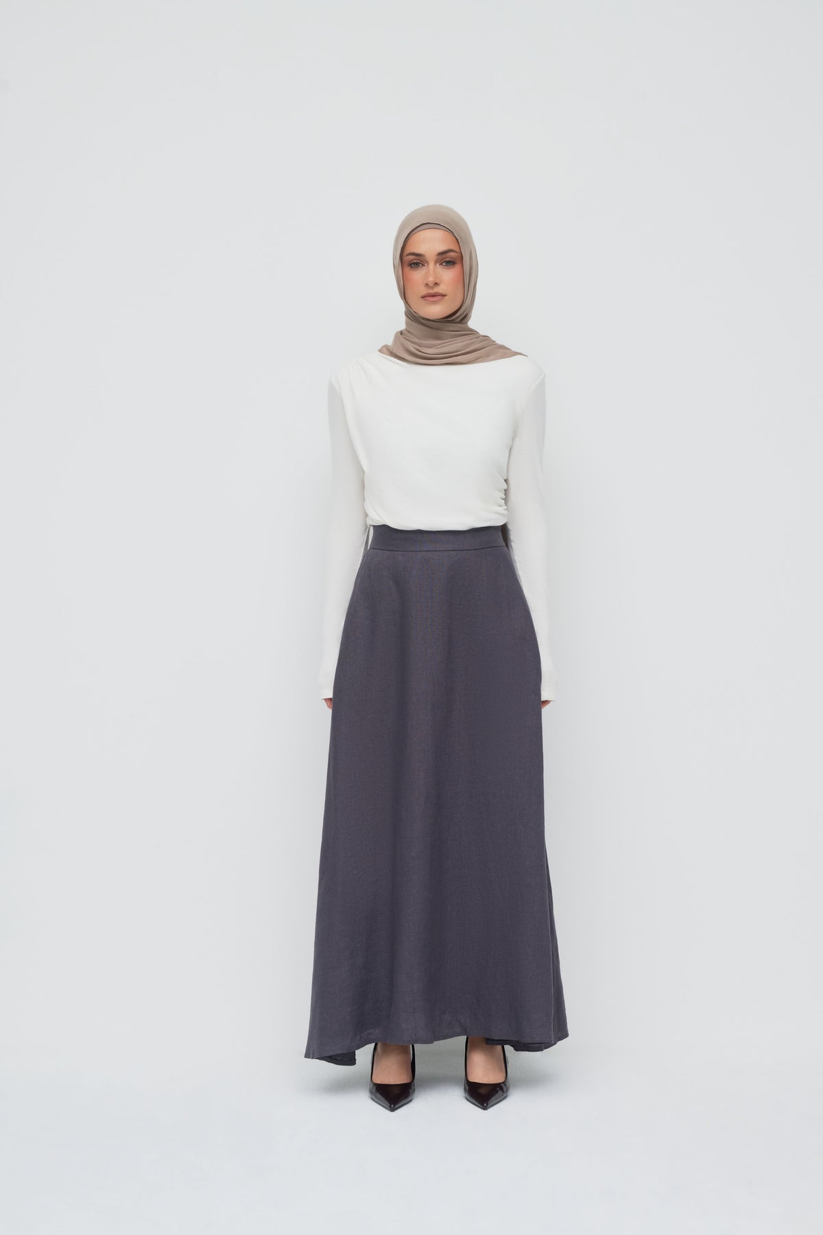 Anaya Maxi Skirt - Vintage Indigo
