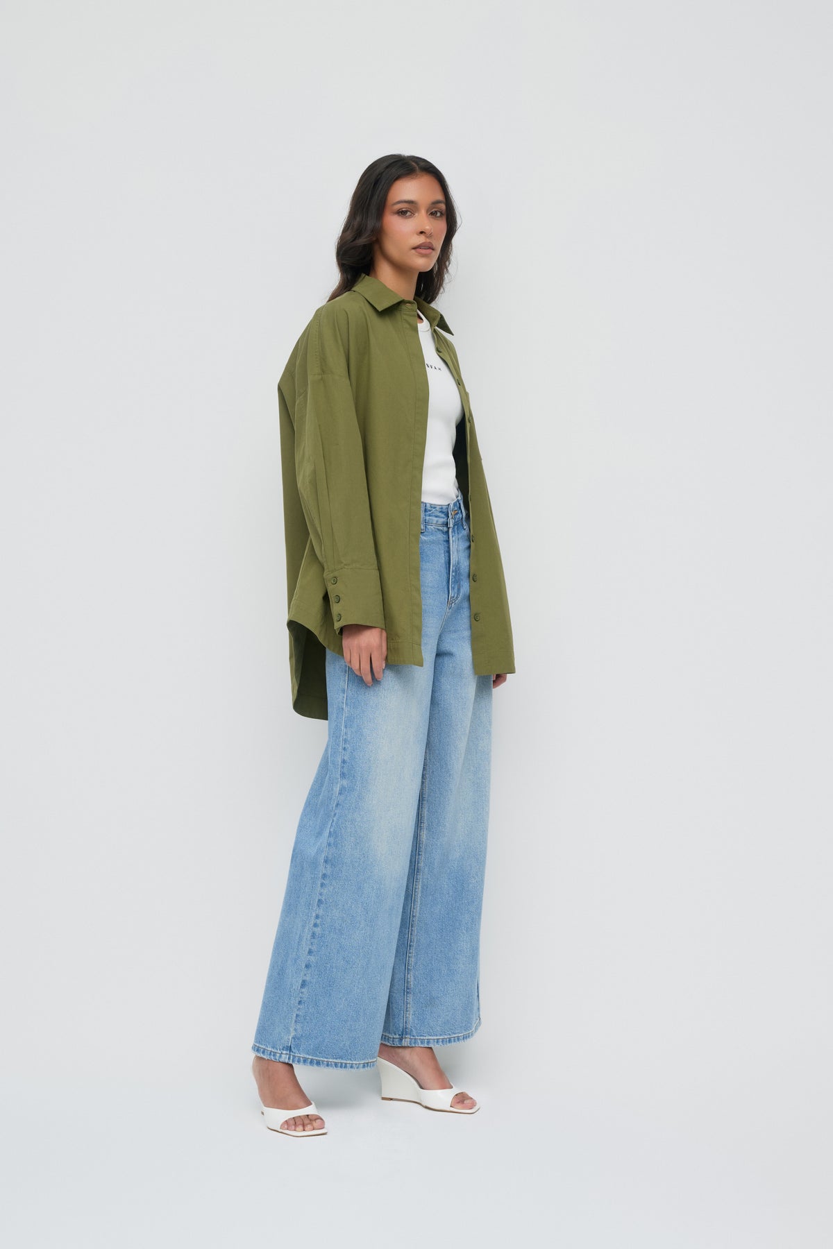 The Ayah Shirt - Olive Green