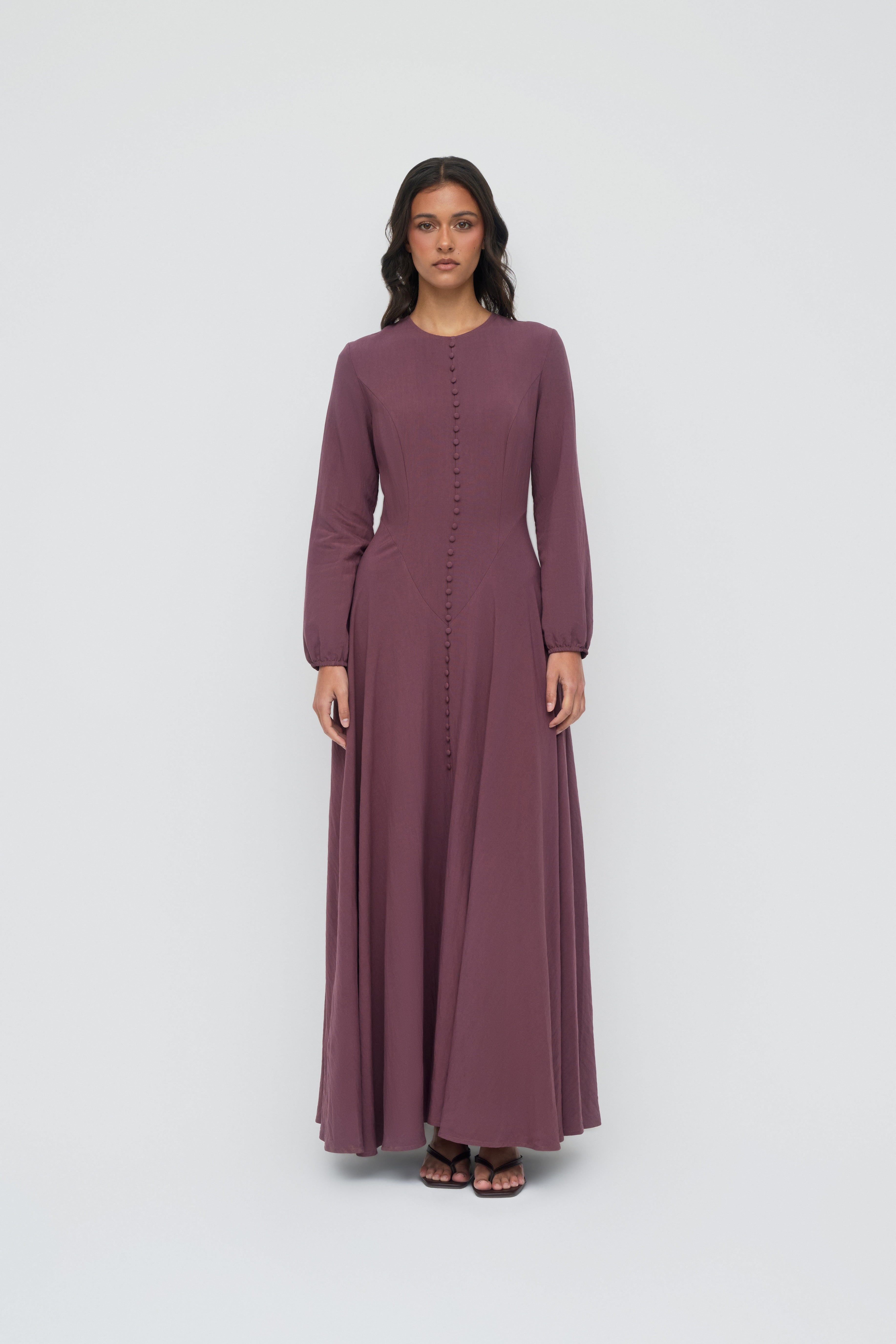 Alessia Maxi Dress - Ruby Chocolate