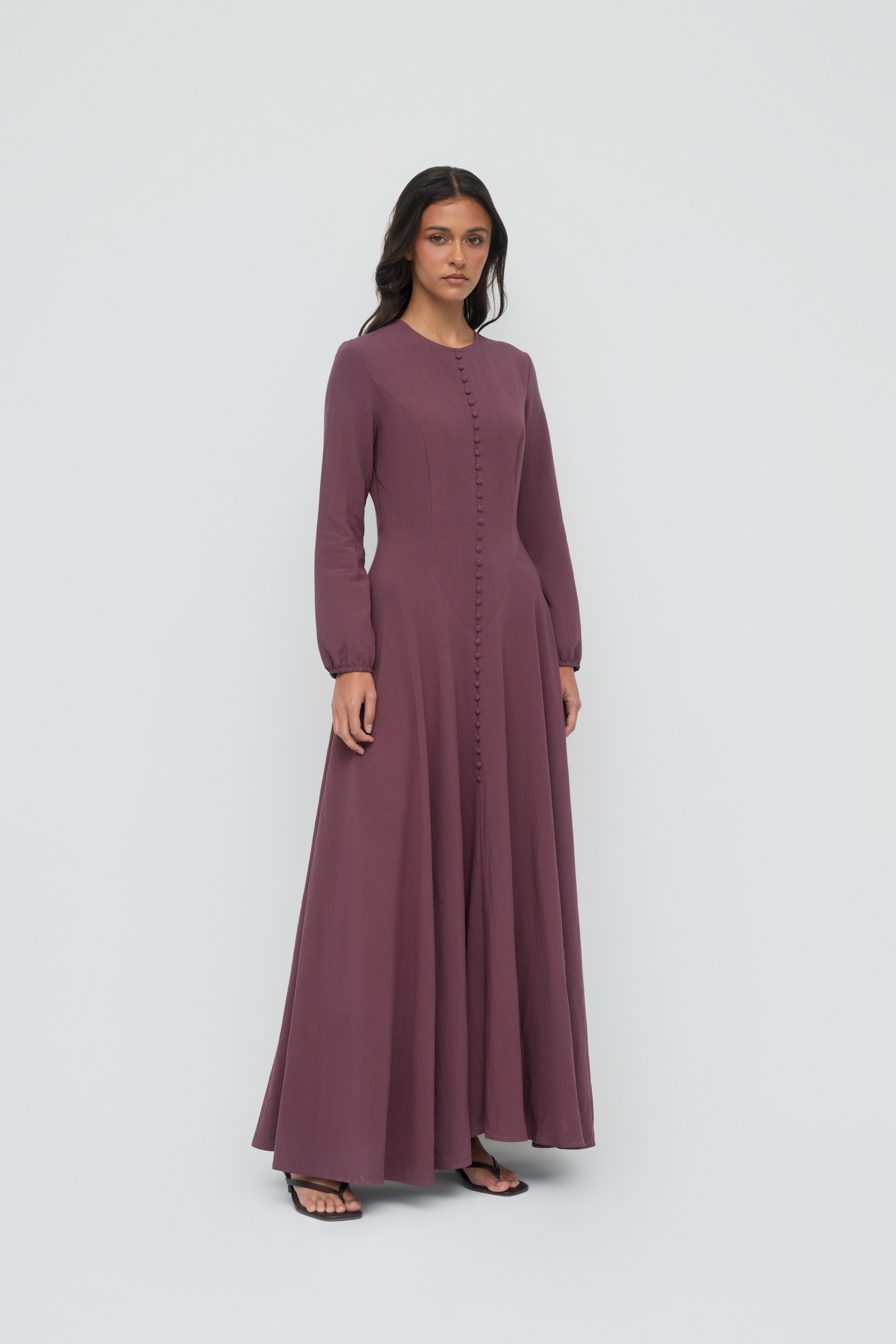 Alessia Maxi Dress - Ruby Chocolate
