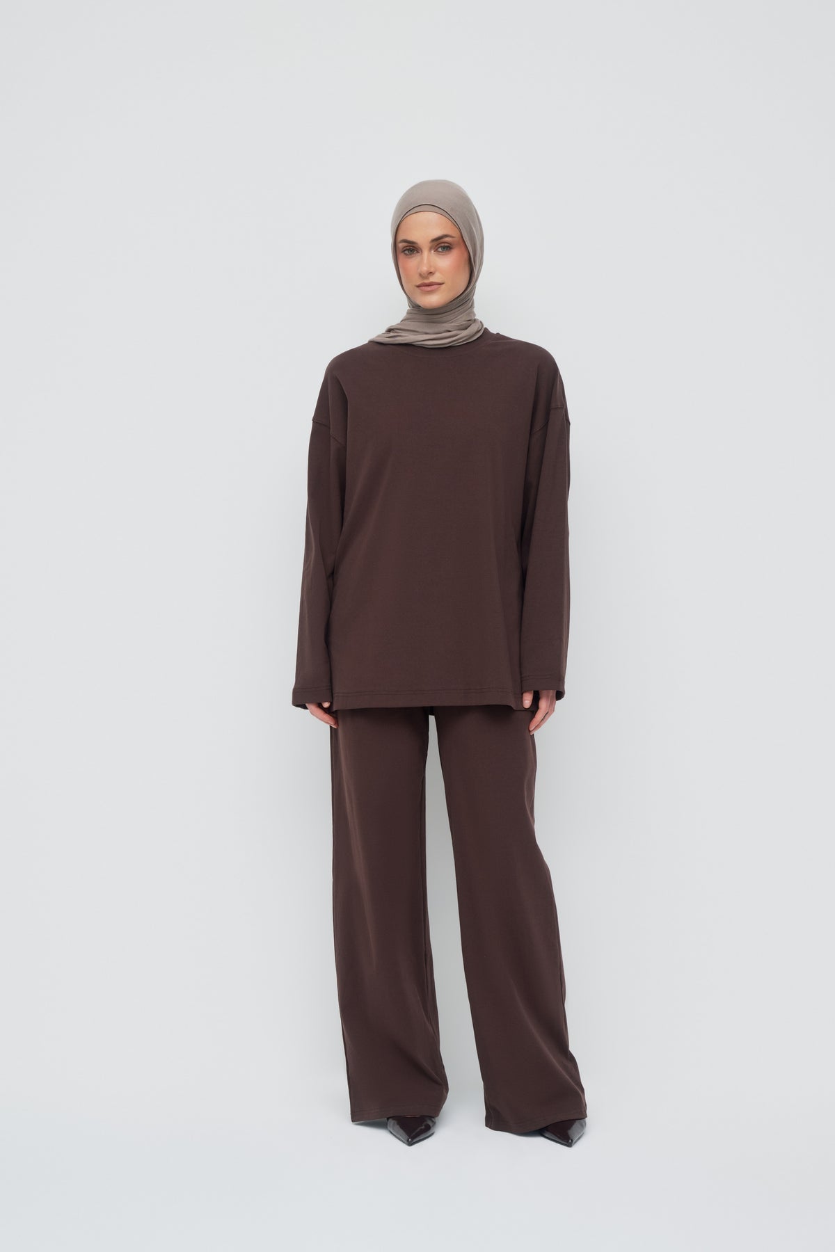 Everyday Relaxed Top - Espresso