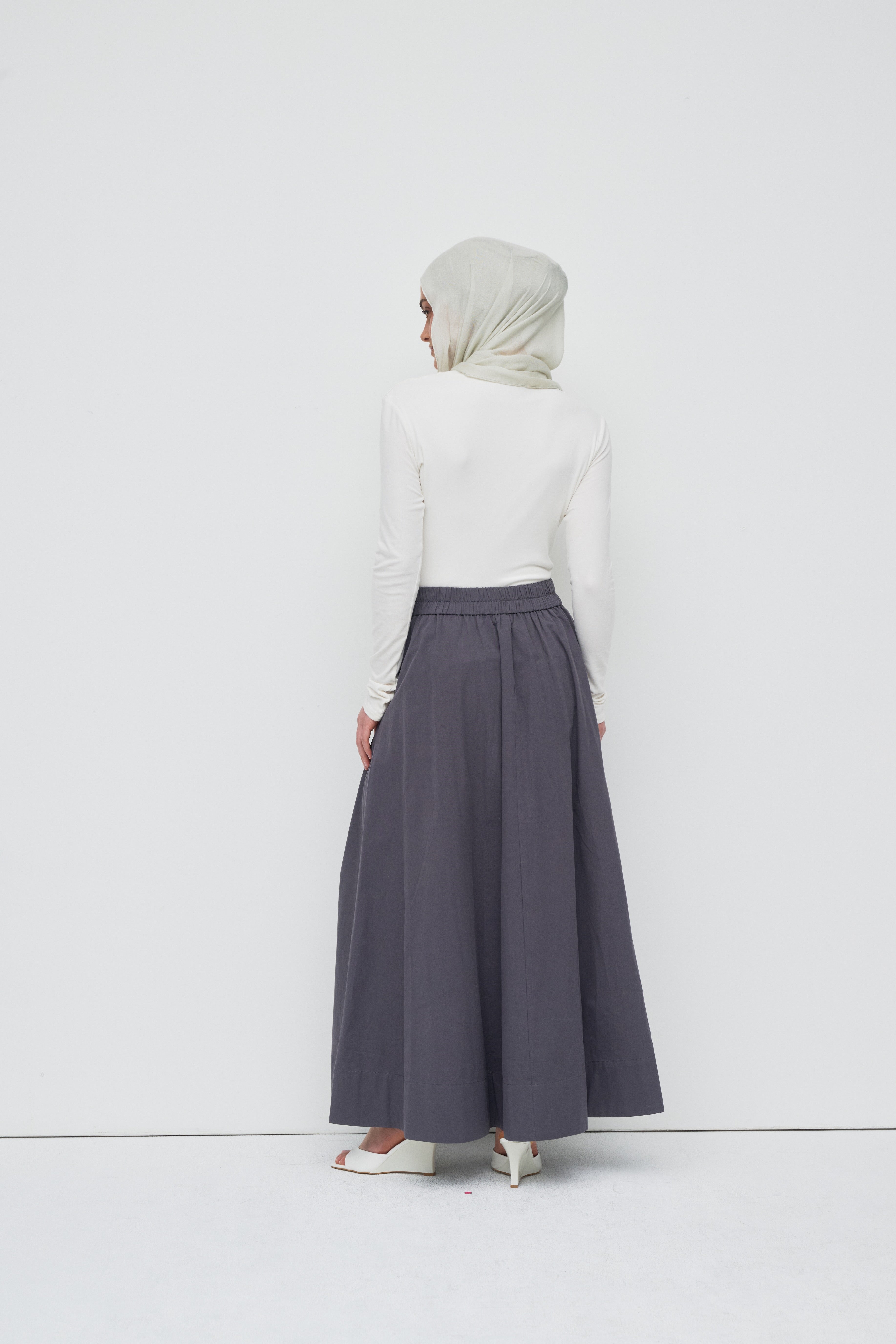 Sydney A Line Skirt - Vintage Indigo