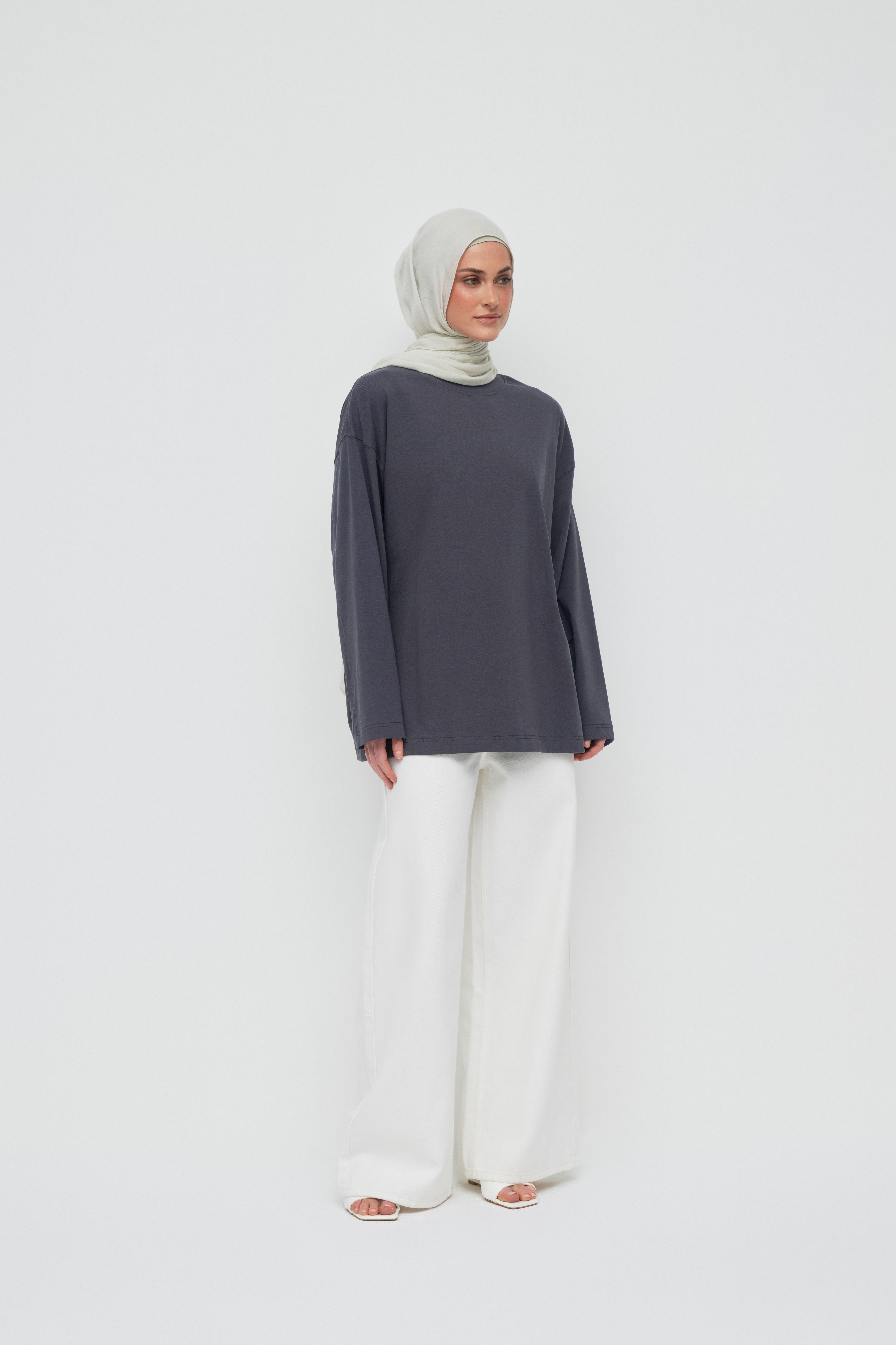 Everyday Relaxed Top - Indigo Ink