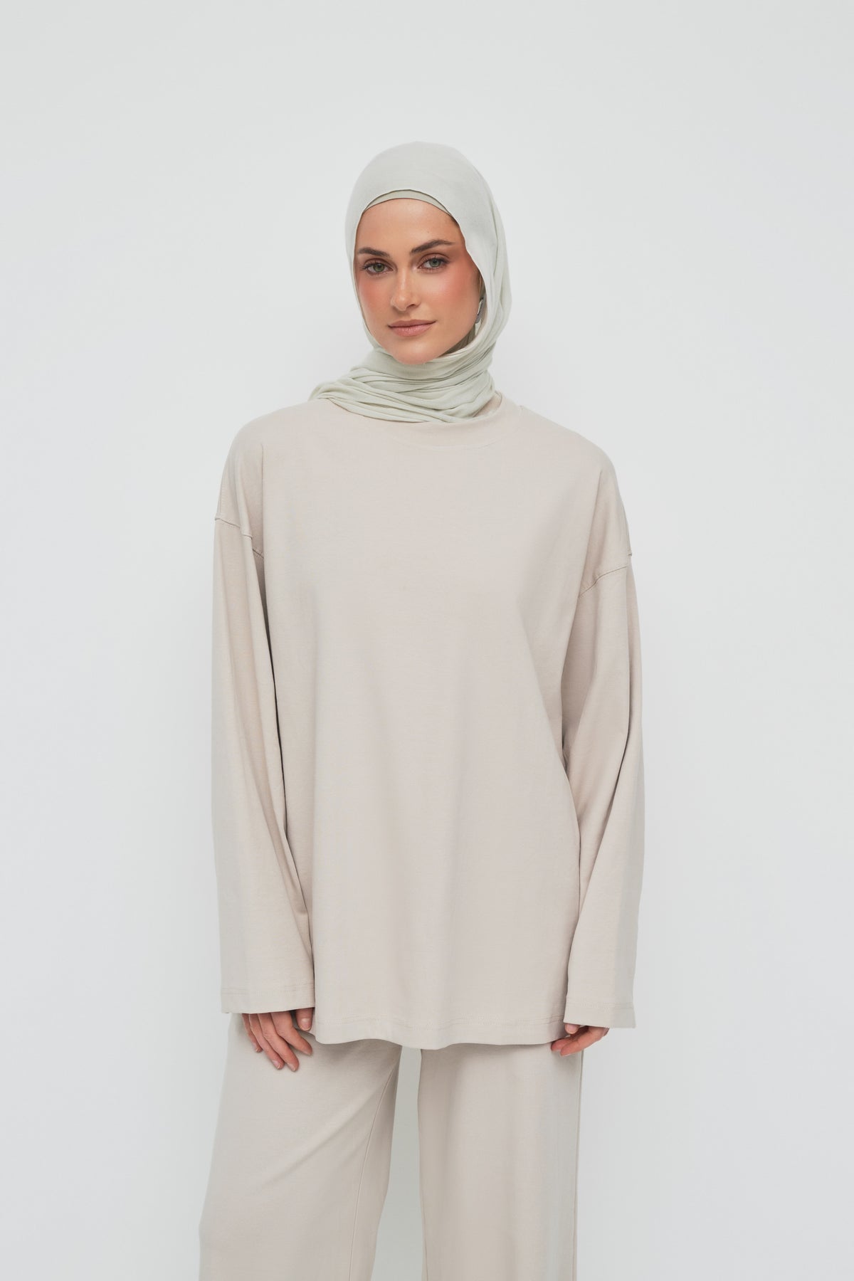 Everyday Relaxed Top - Taupe