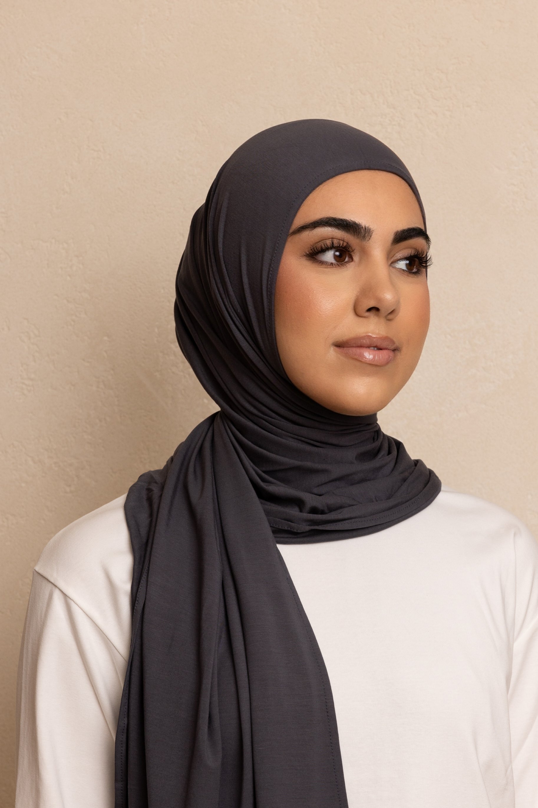 Instant Jersey Wrap Set - Charcoal