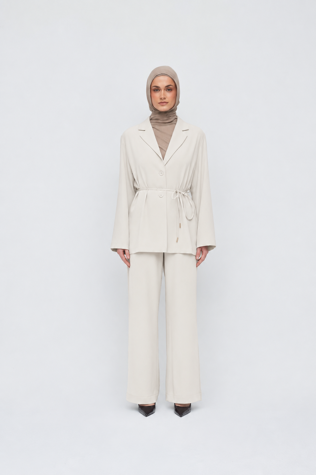 Giselle Crepe Blouse - Ivory