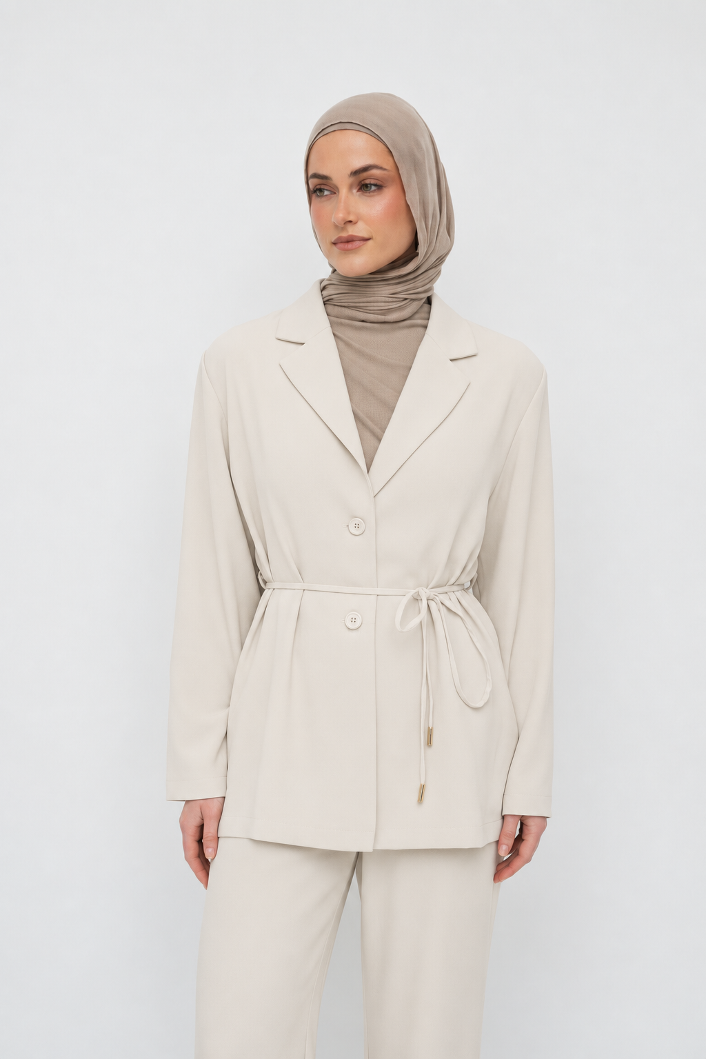 Giselle Crepe Blouse - Ivory