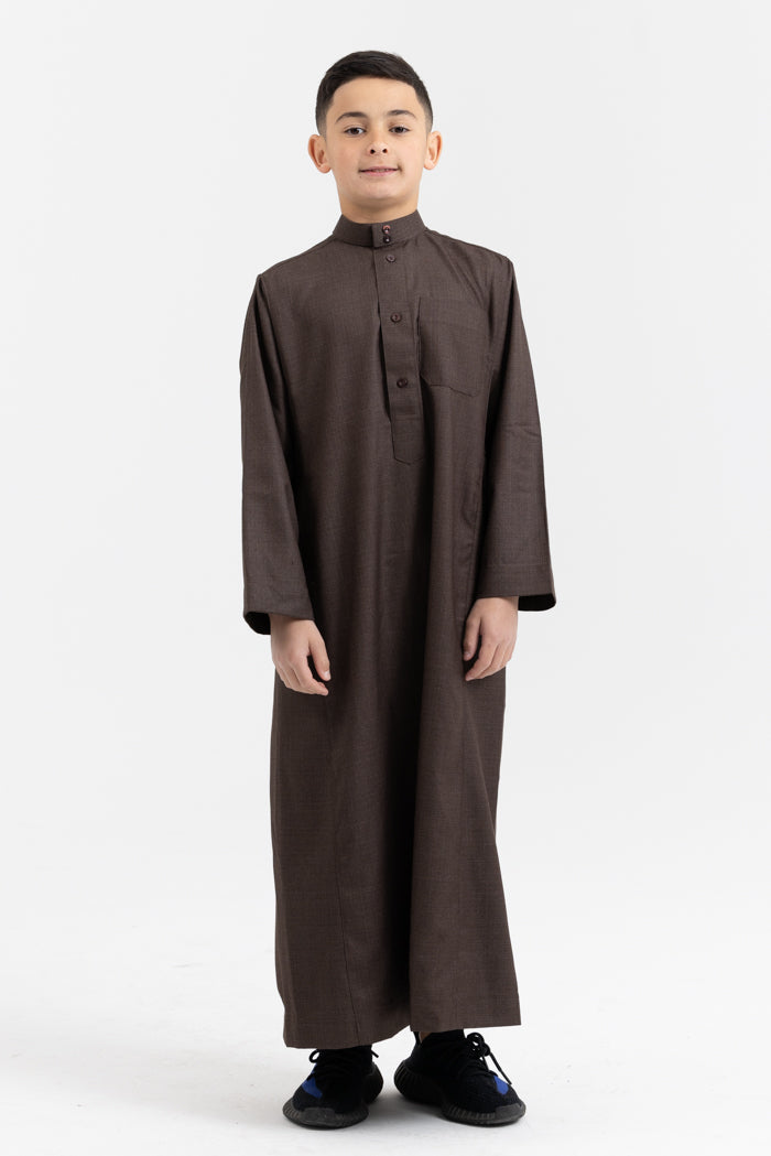 Youth Daffah Thobe - 32 Brown