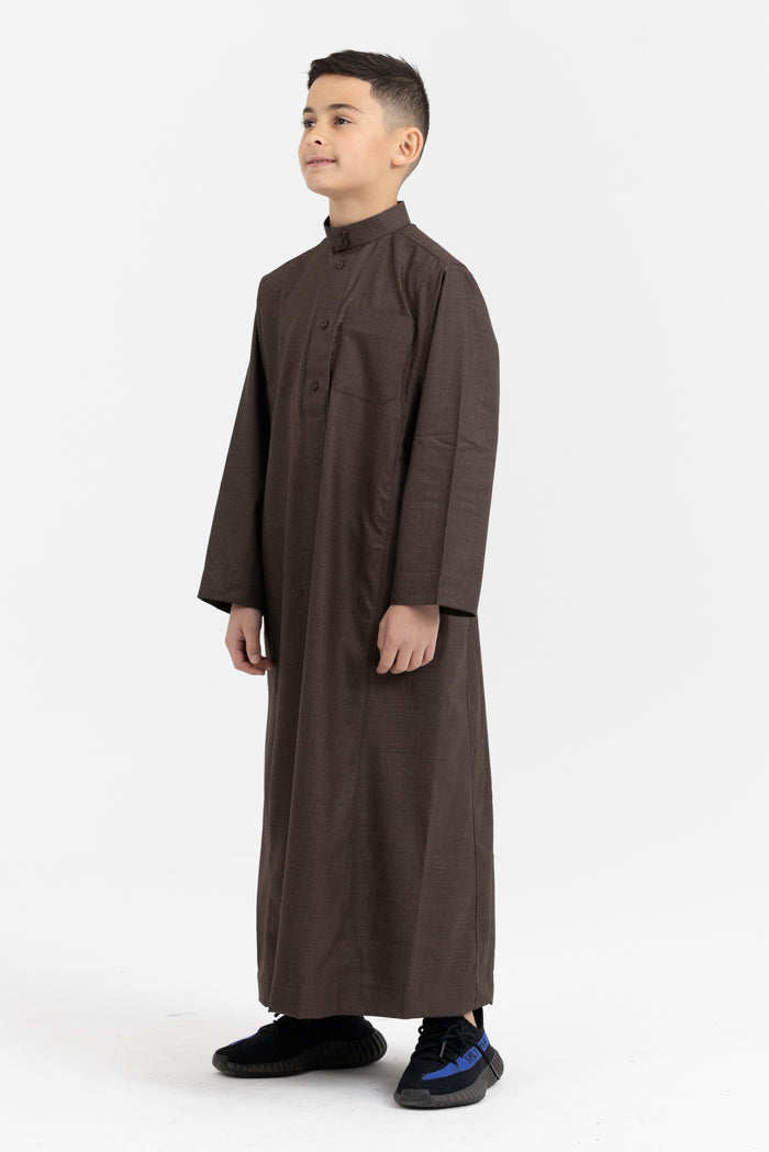 Youth Daffah Thobe - 32 Brown