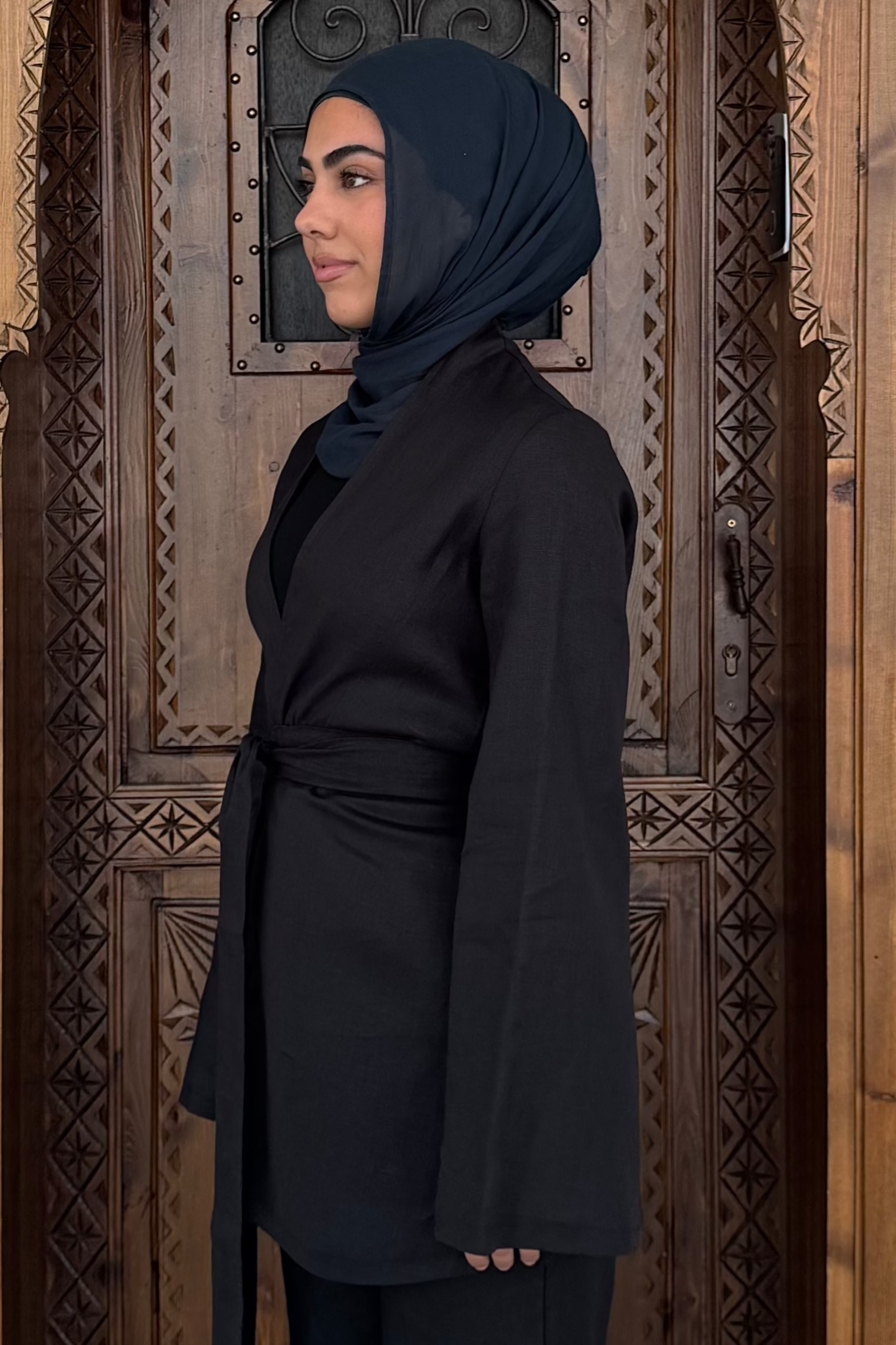 Nadira Open Top - Black