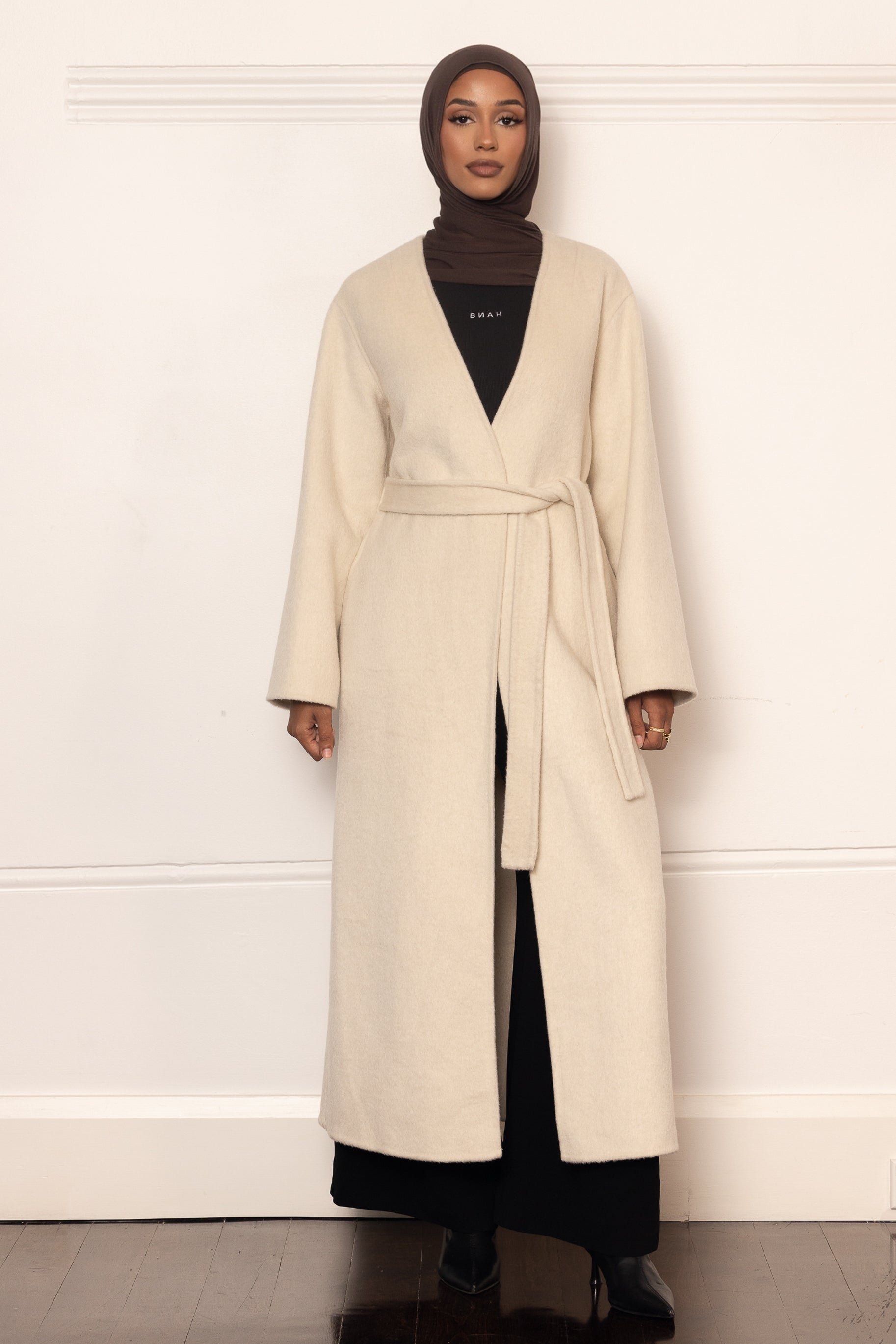 Tara Longline Coat - Bone