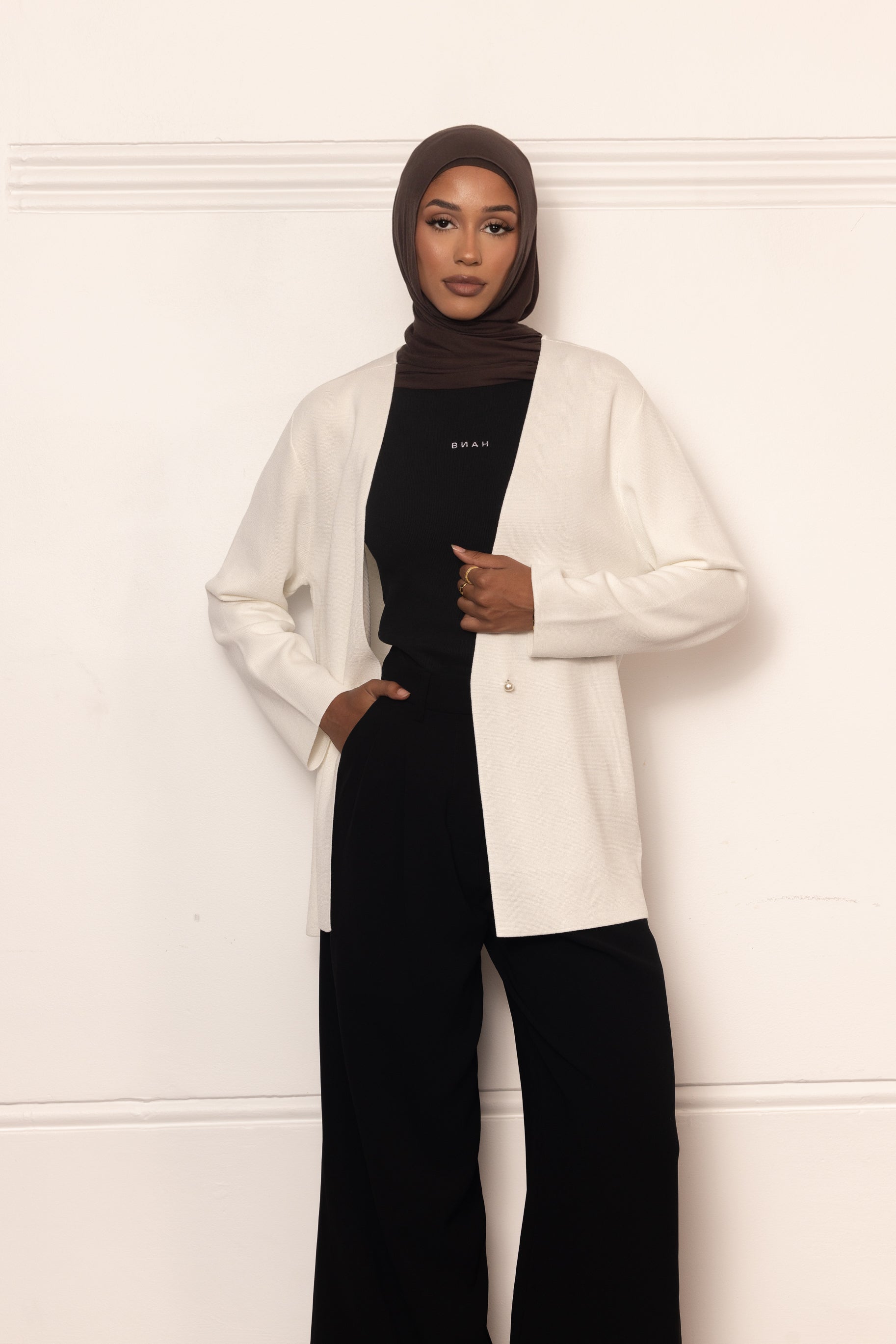 Rea Knit Cardigan - Ivory