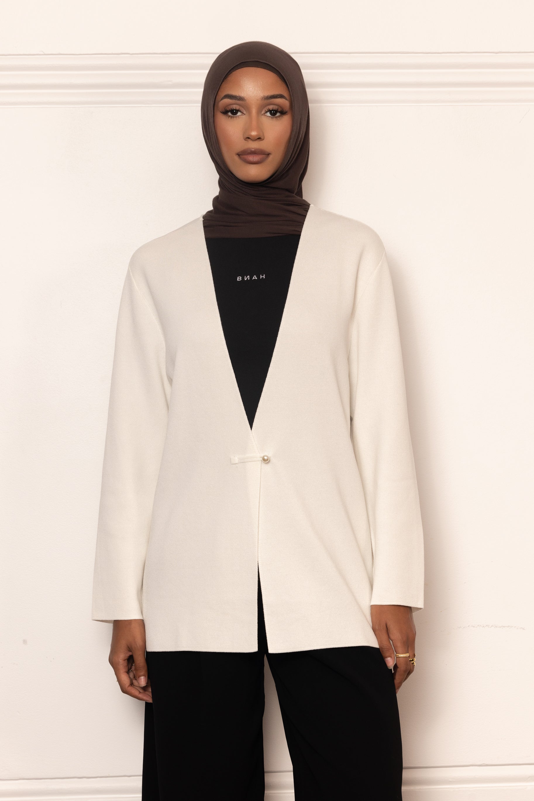 Rea Knit Cardigan - Ivory