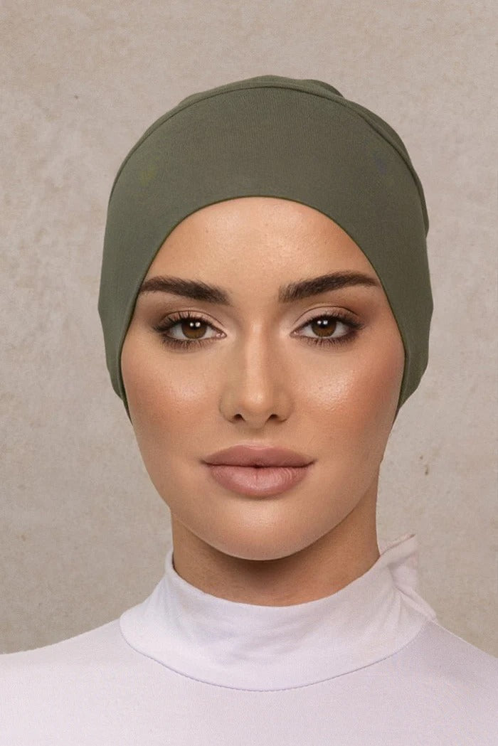 Jersey Open Cap - Vintage Green