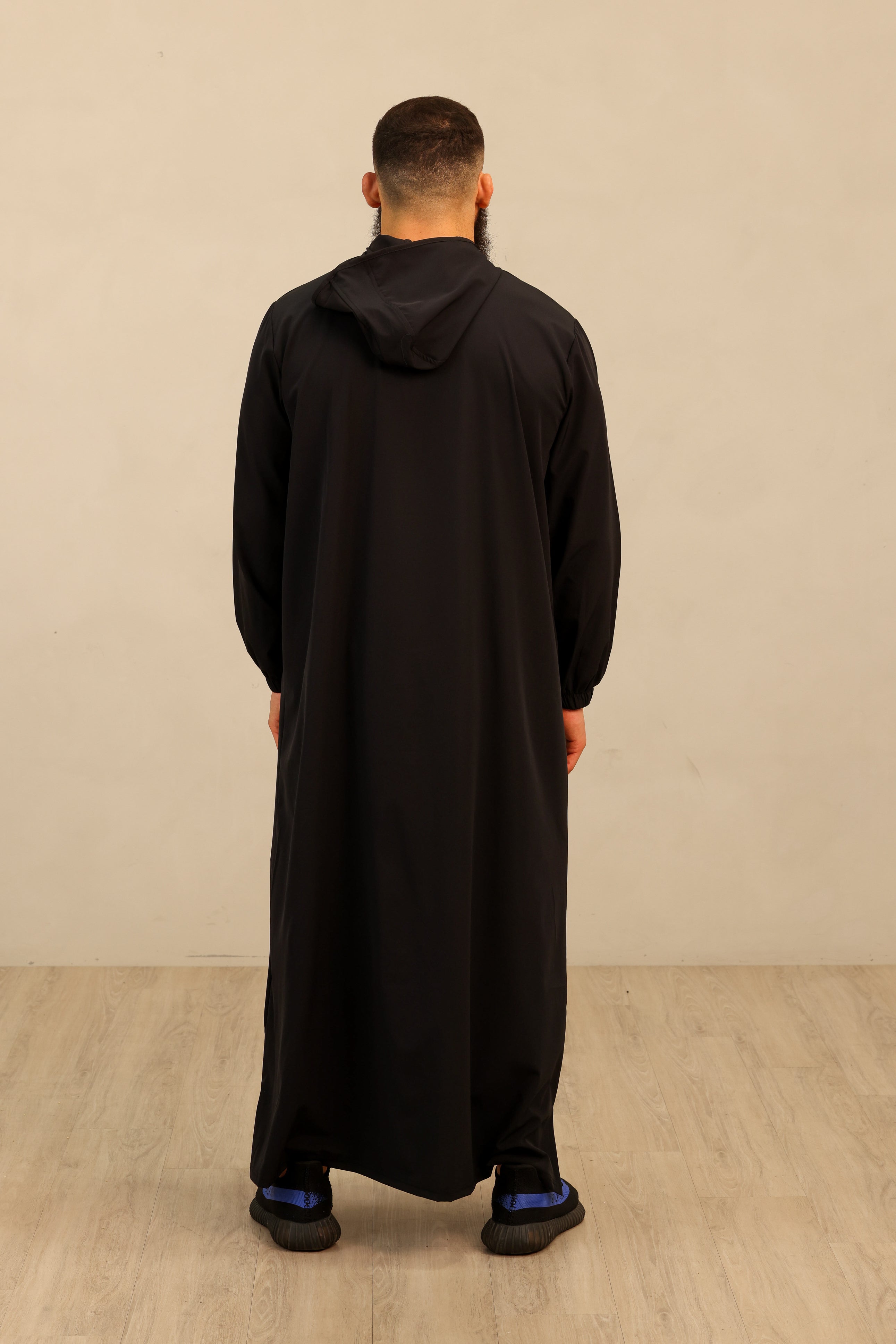 Men's Ishaq Dry Fit Thobe - Black