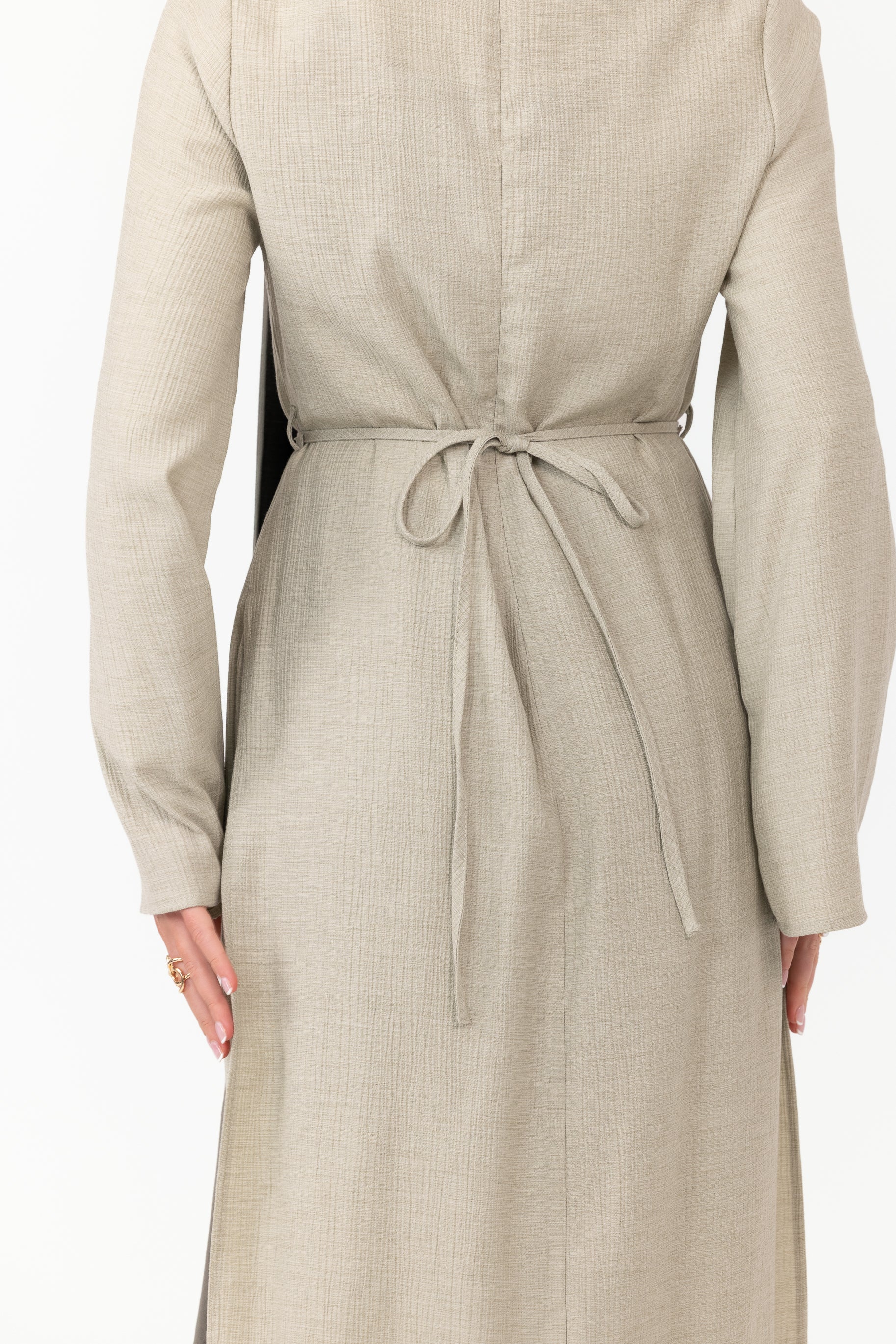 Yara Crinkle Split Tunic - Pistachio