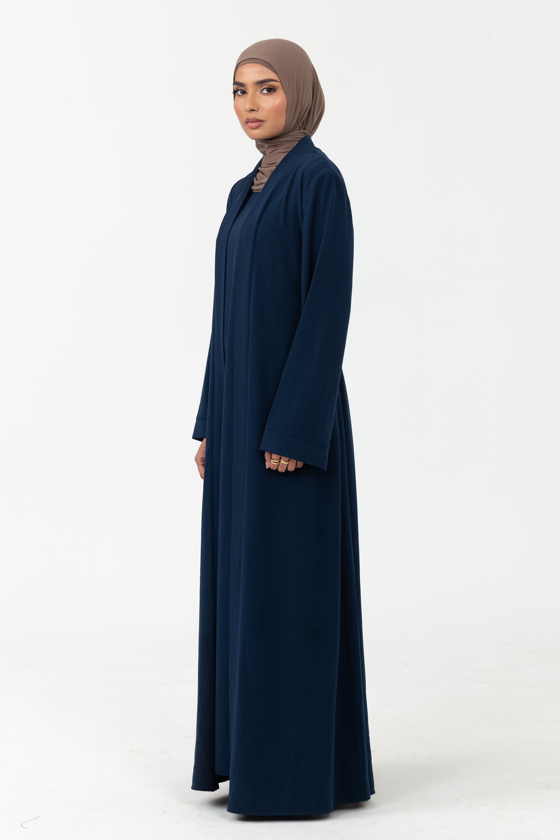 Dusk Abaya Set - Deep Ocean