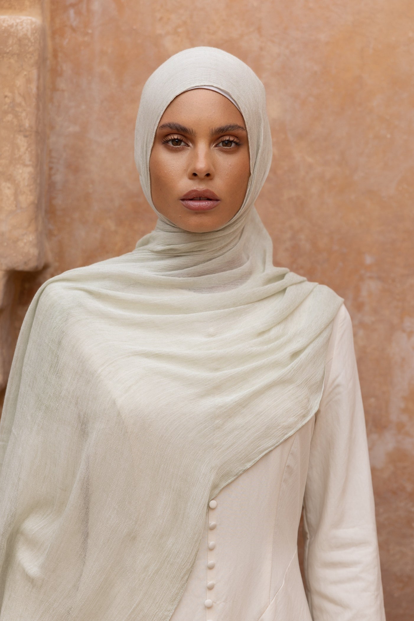 Textured Hijab - Sage