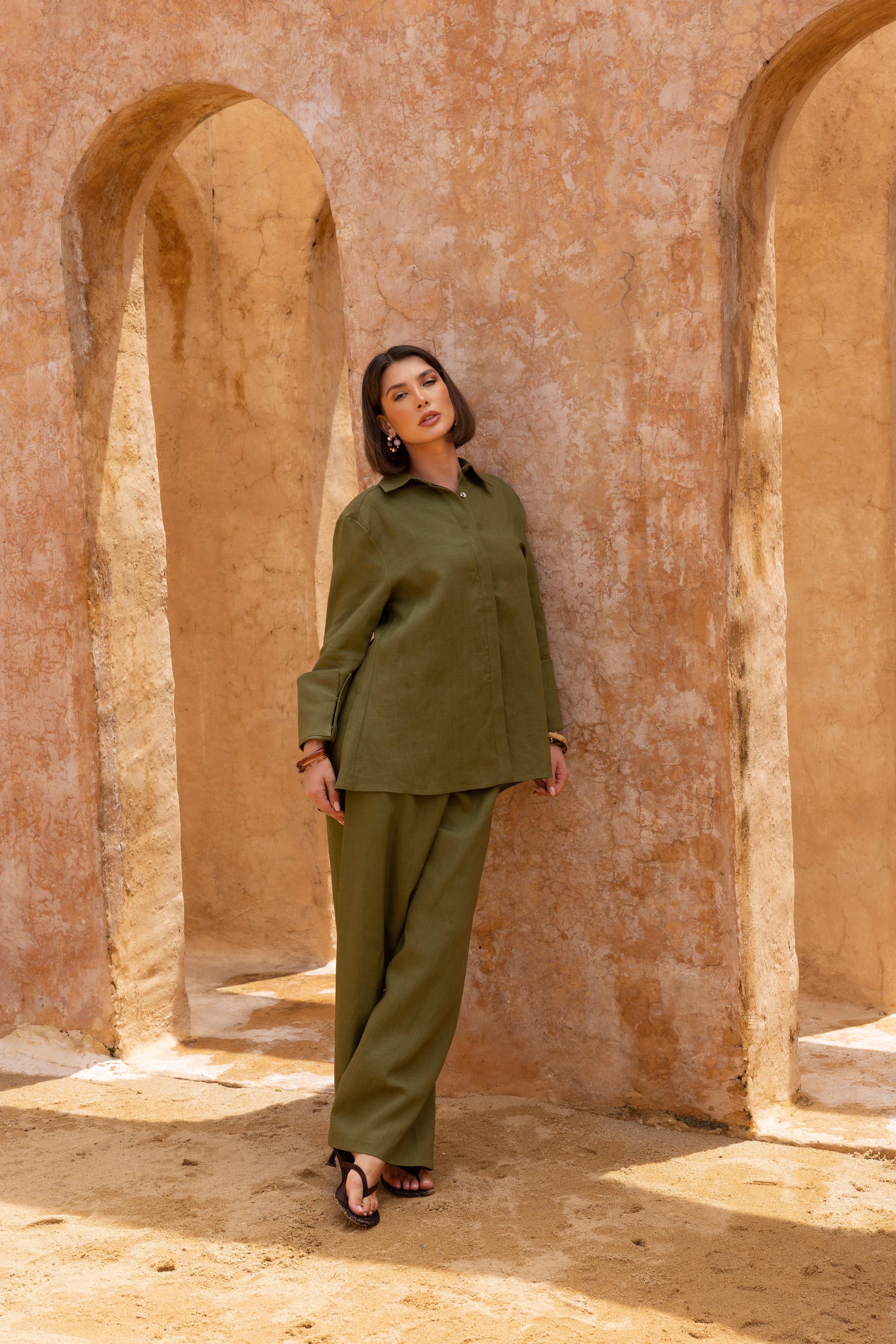 Gianna Pants - Khaki