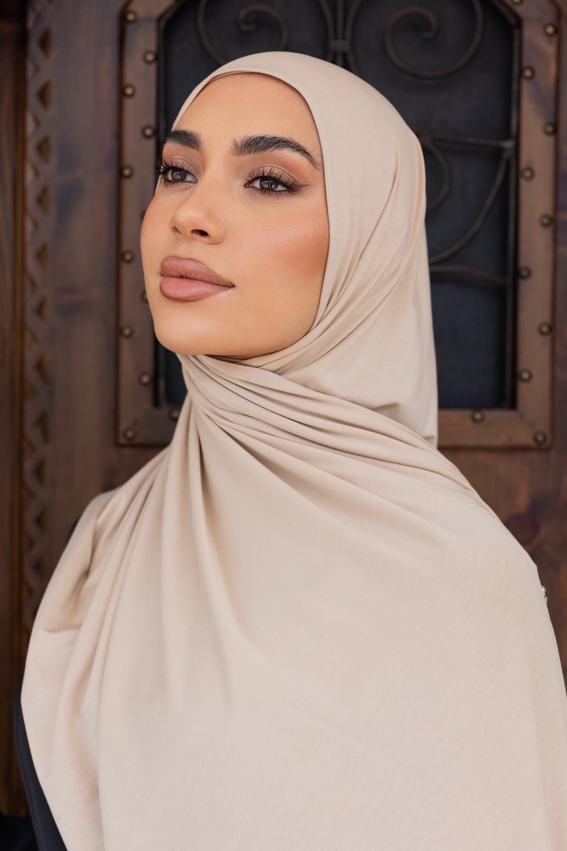 Jersey Hijab - Stone
