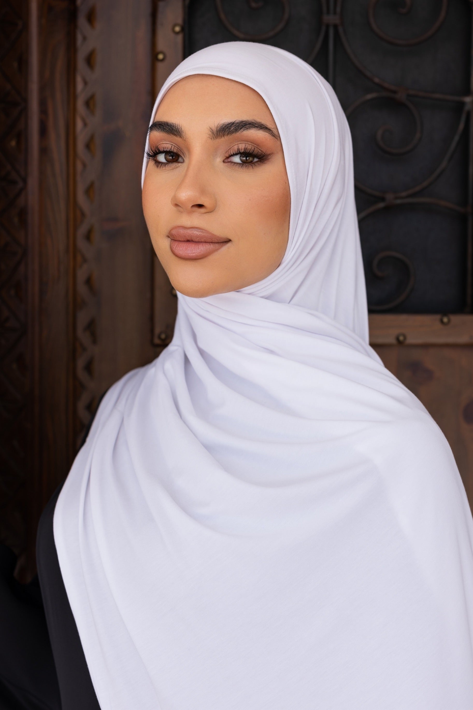 Jersey Hijab - 9 White