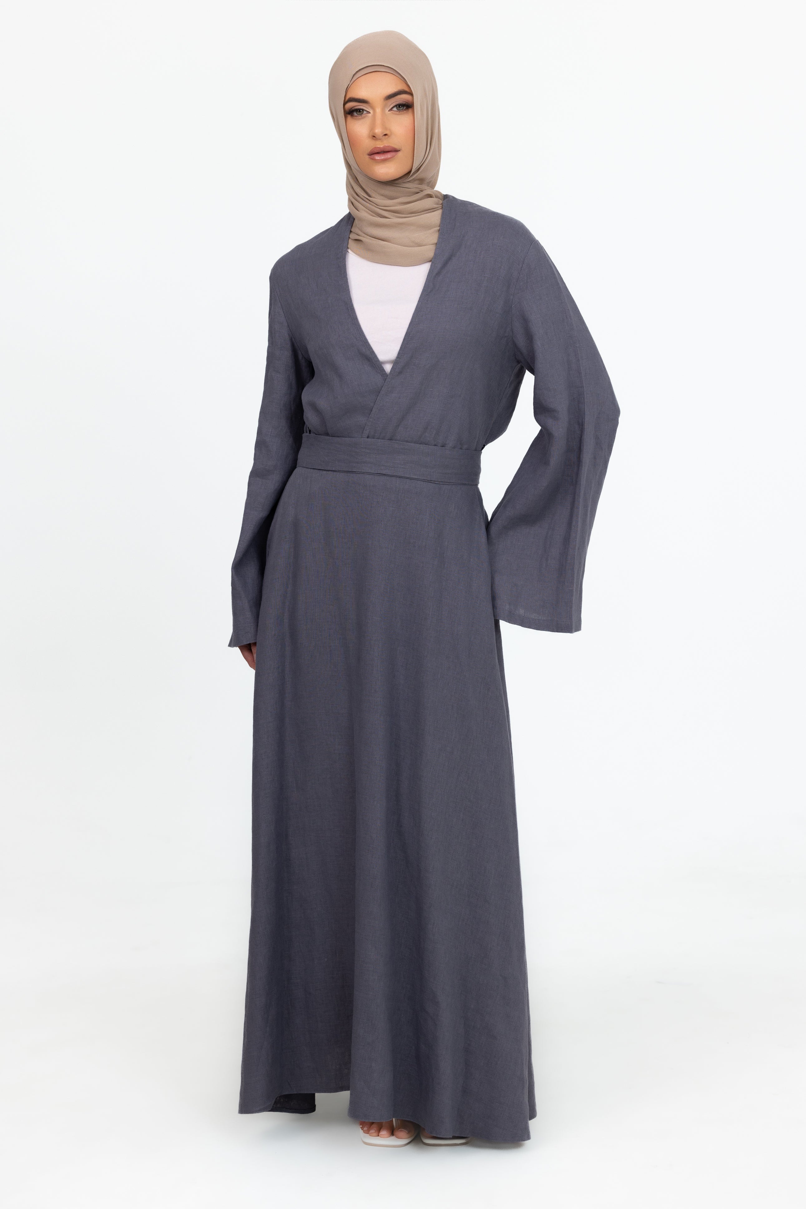 Anaya A Line Skirt - Slate