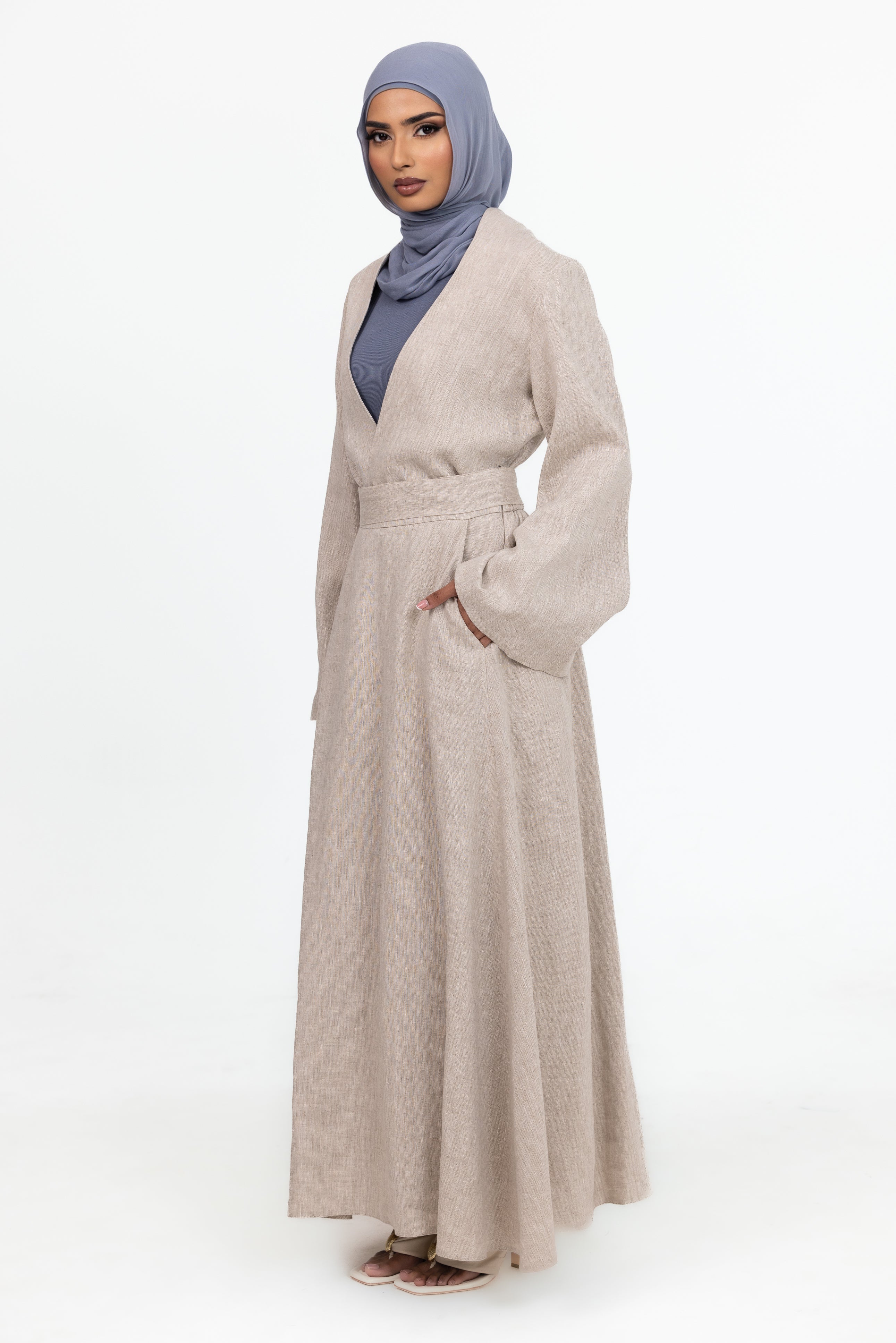 Anaya A Line Skirt - Natural