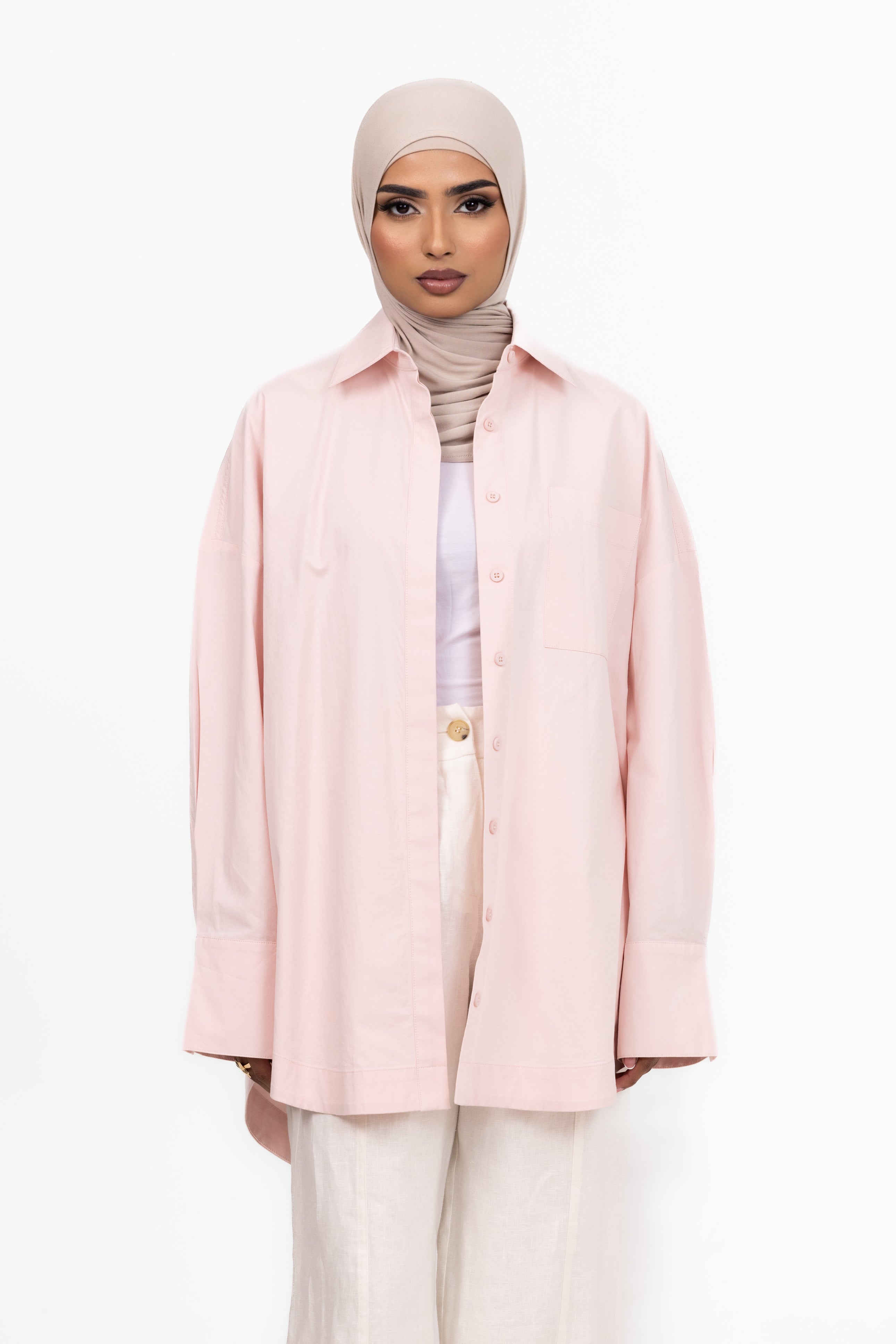 The Ayah Shirt - Petal Pink