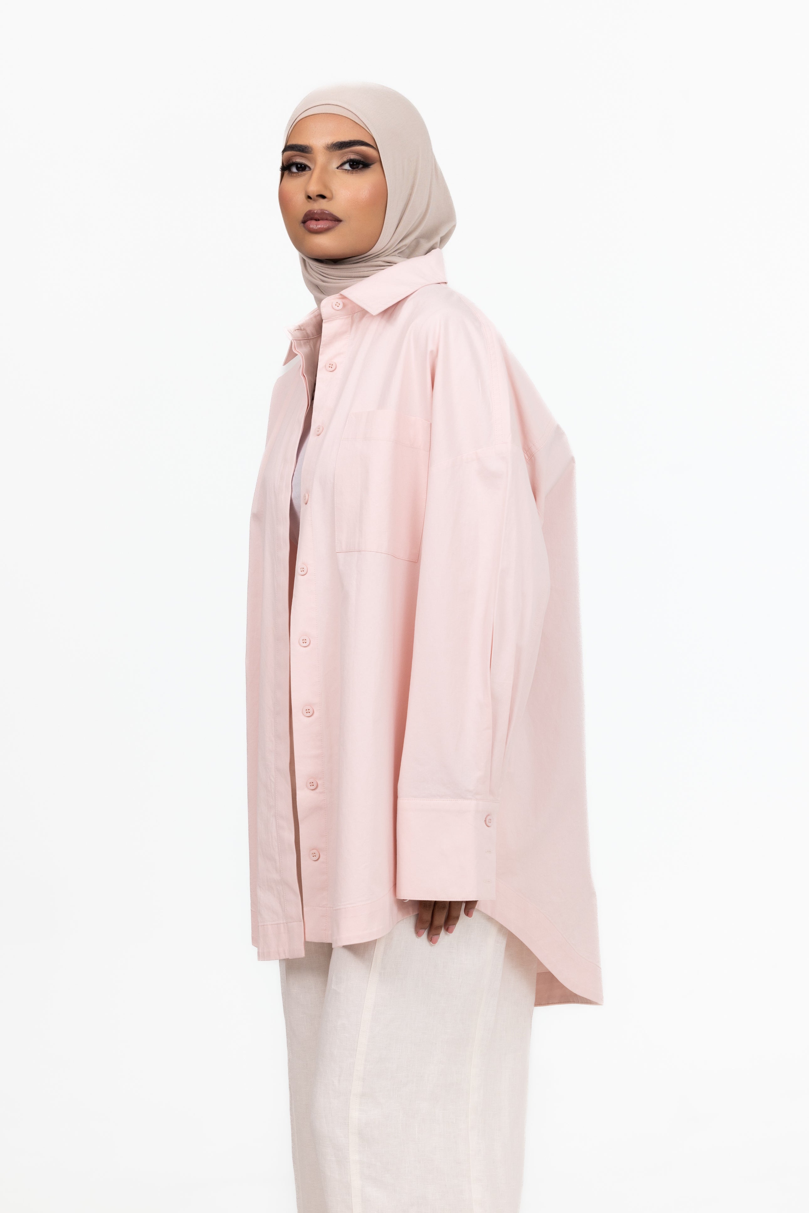 The Ayah Shirt - Petal Pink