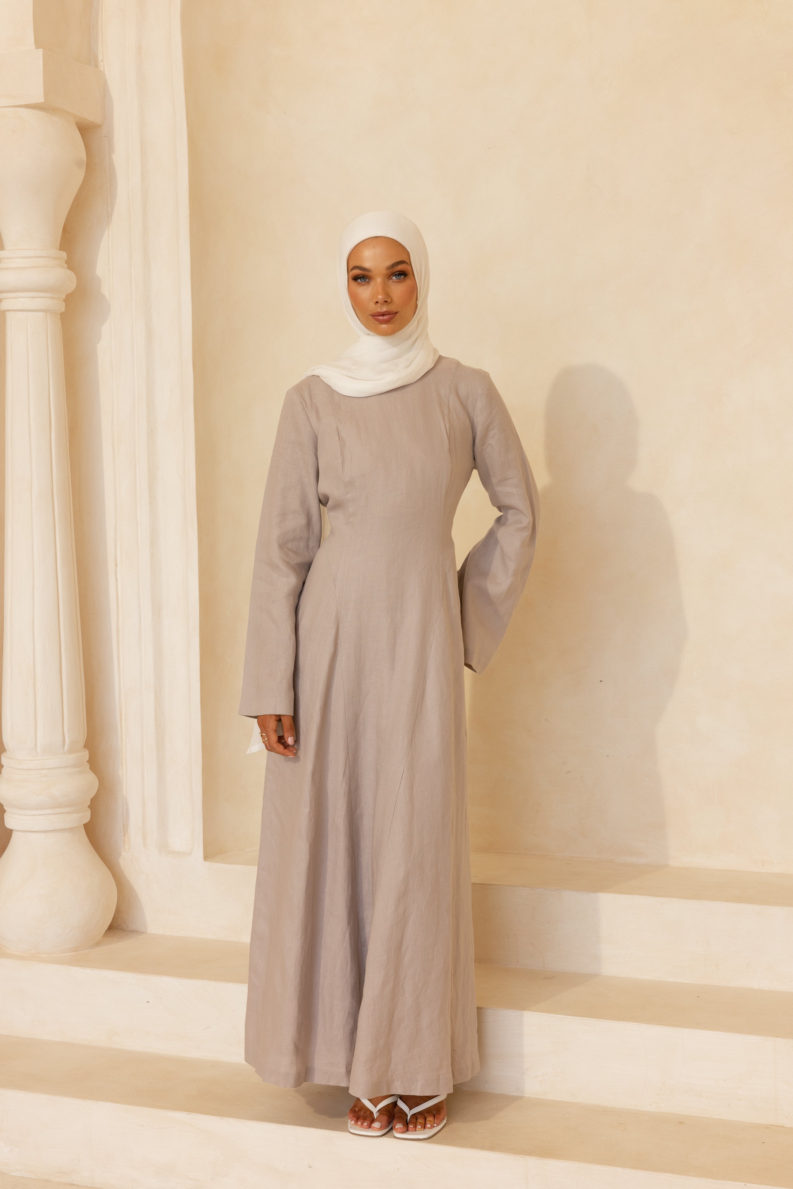 Capri Contour Dress - Dusty Lilac