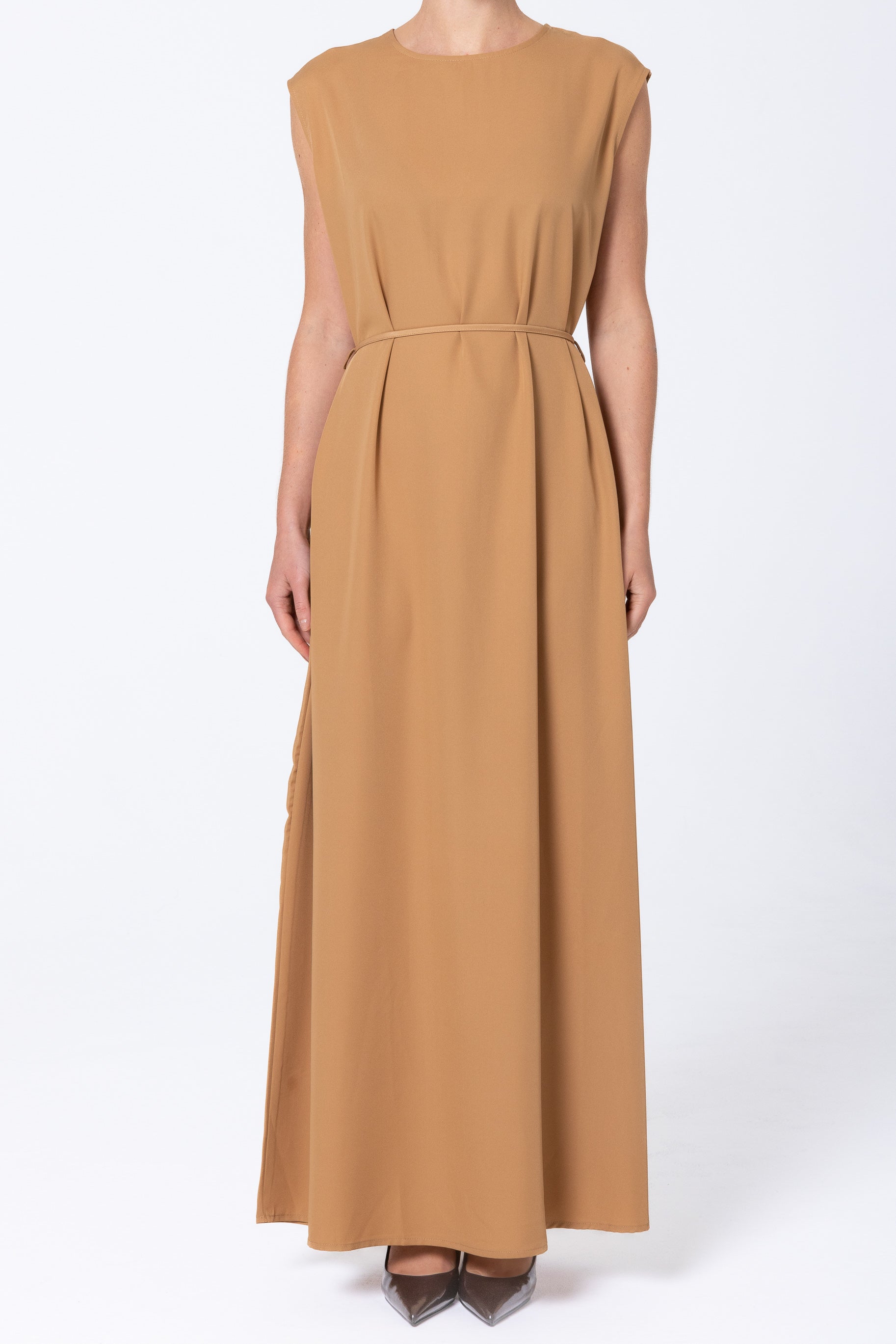 Raya Slip Dress - Caramel