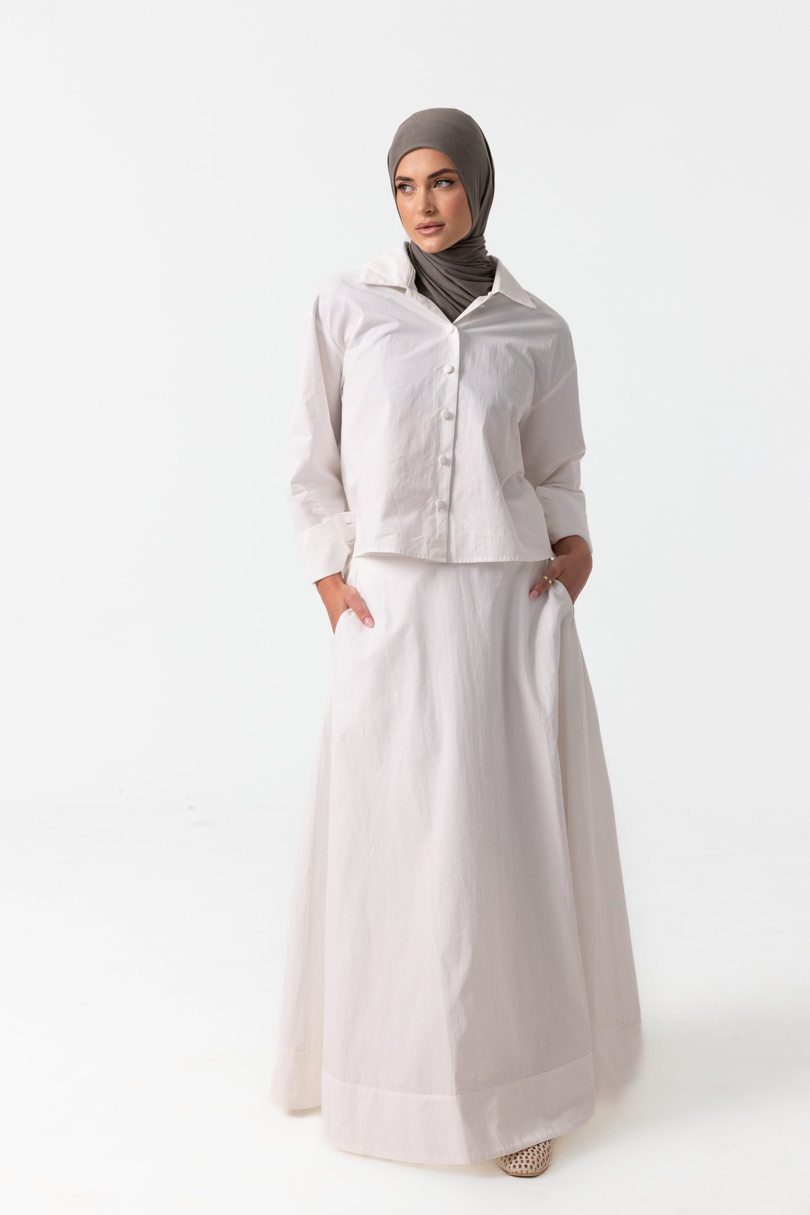 Sydney Button Up Shirt - White