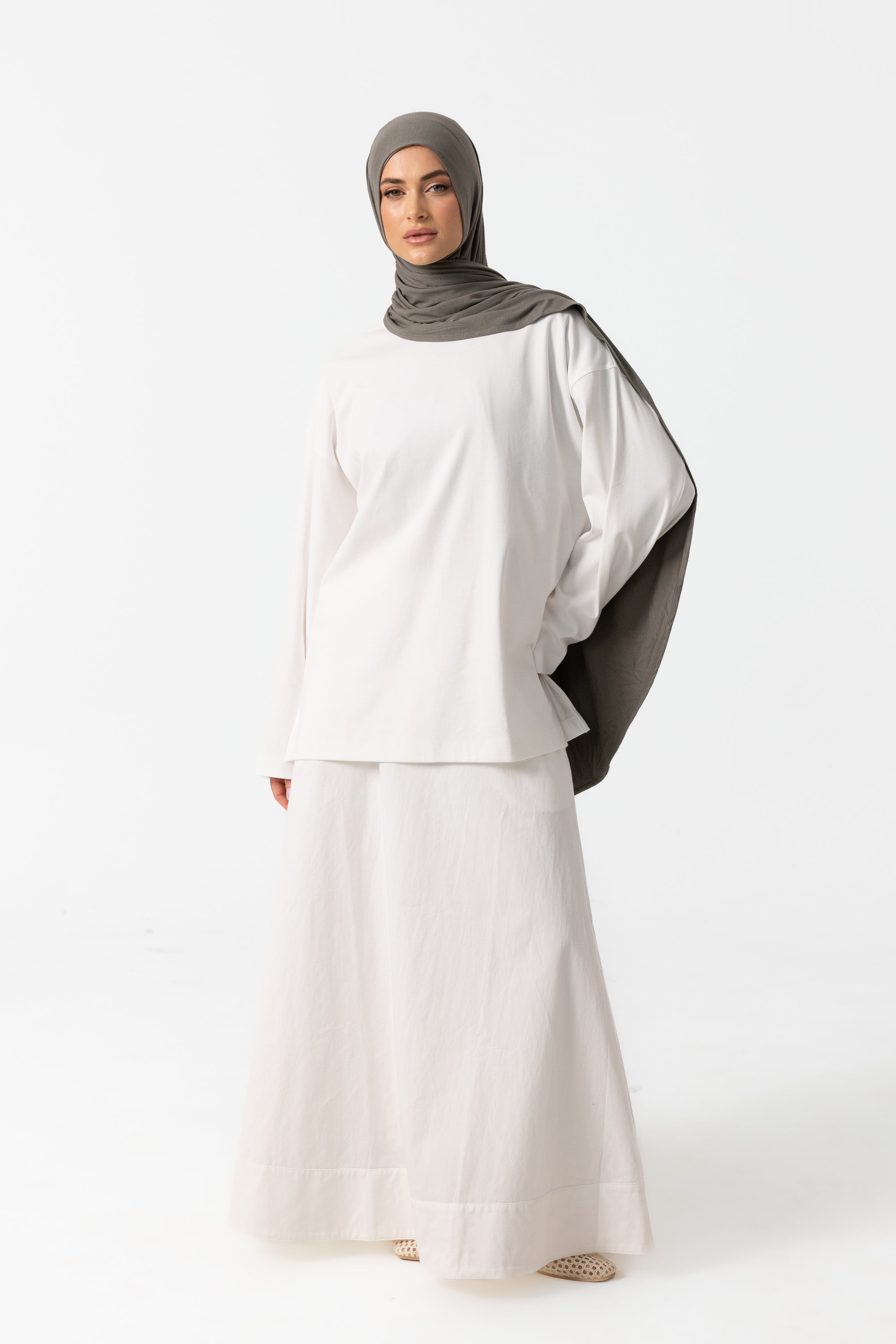 Everyday Relaxed Top - White