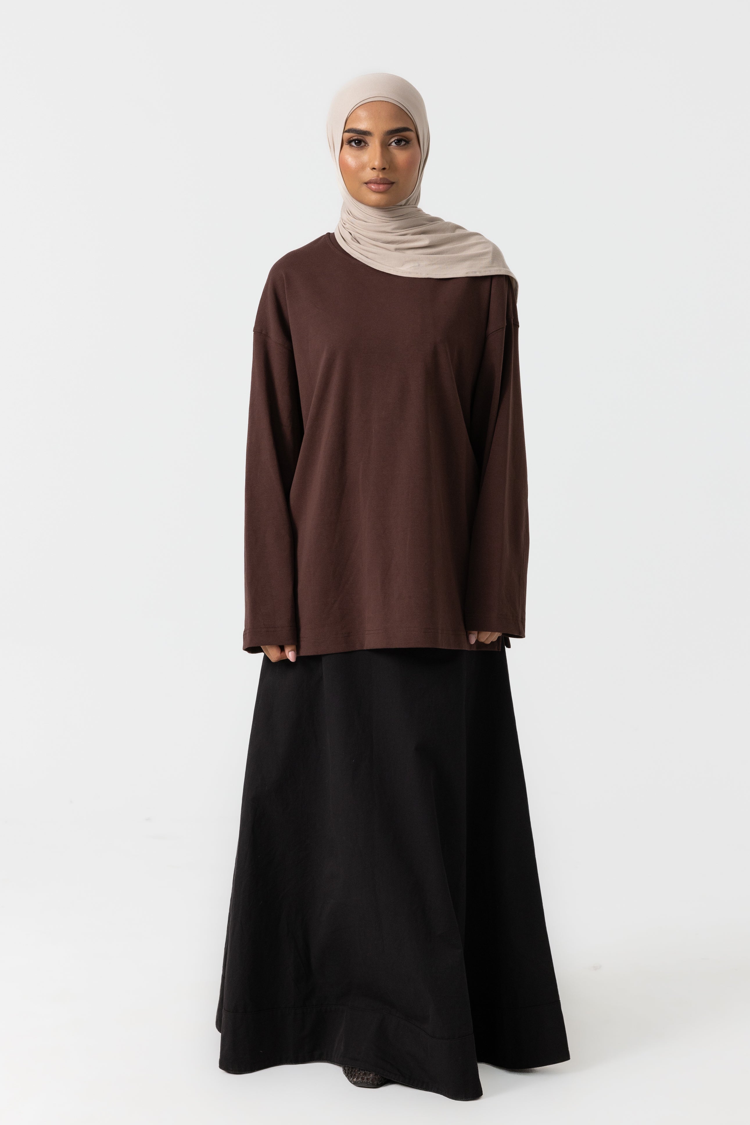 Everyday Relaxed Top - Espresso