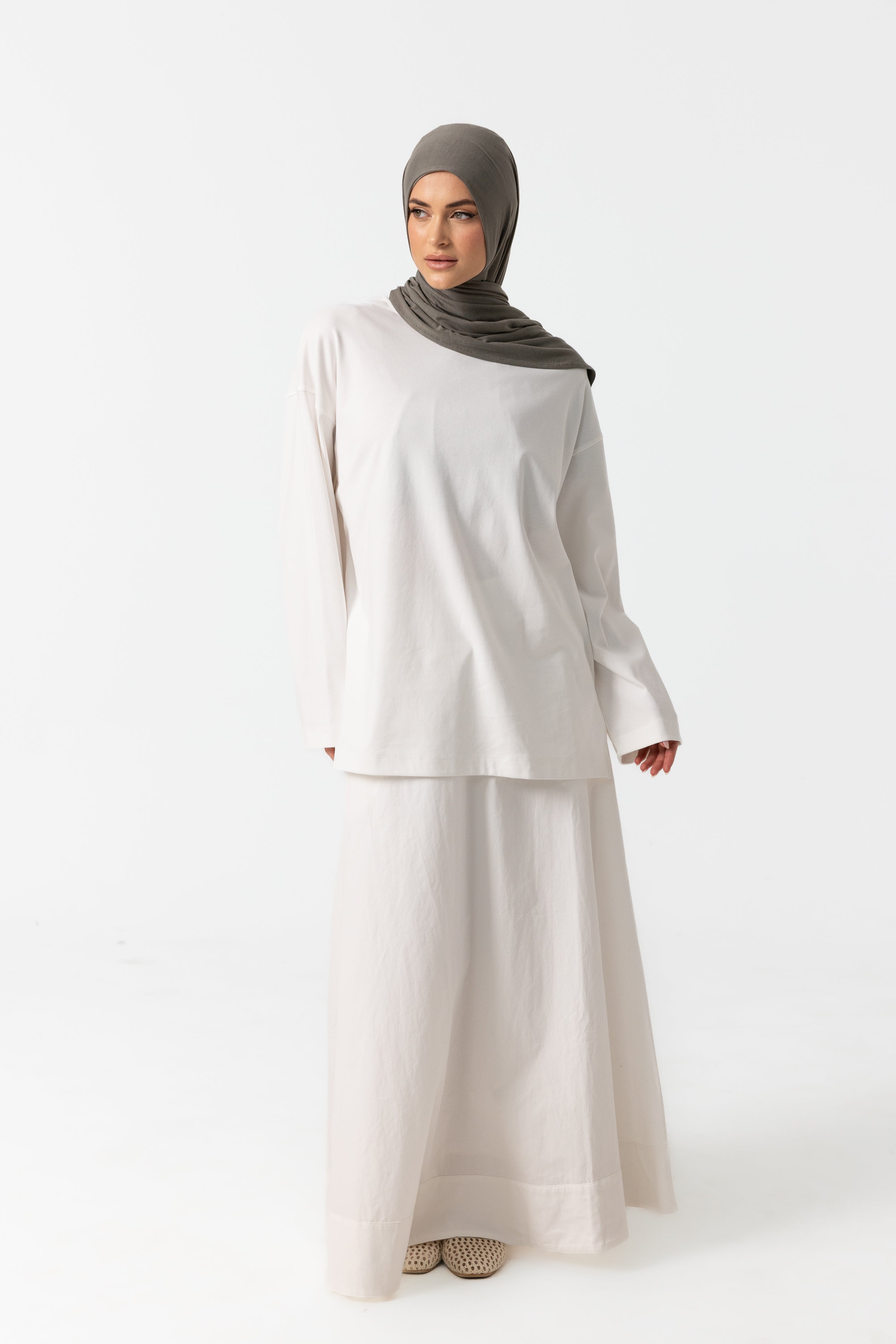 Everyday Relaxed Top - White