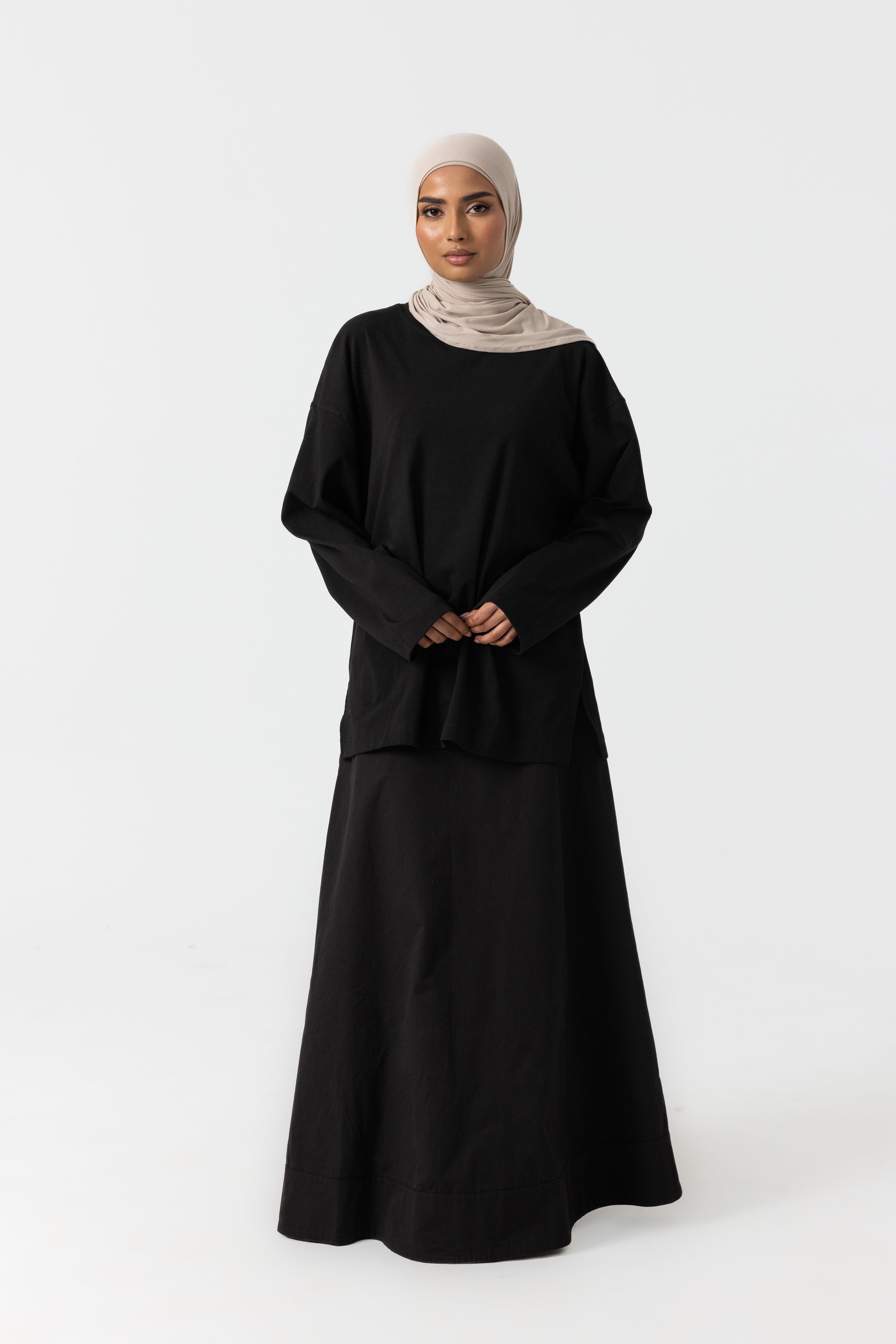 Everyday Relaxed Top - Black