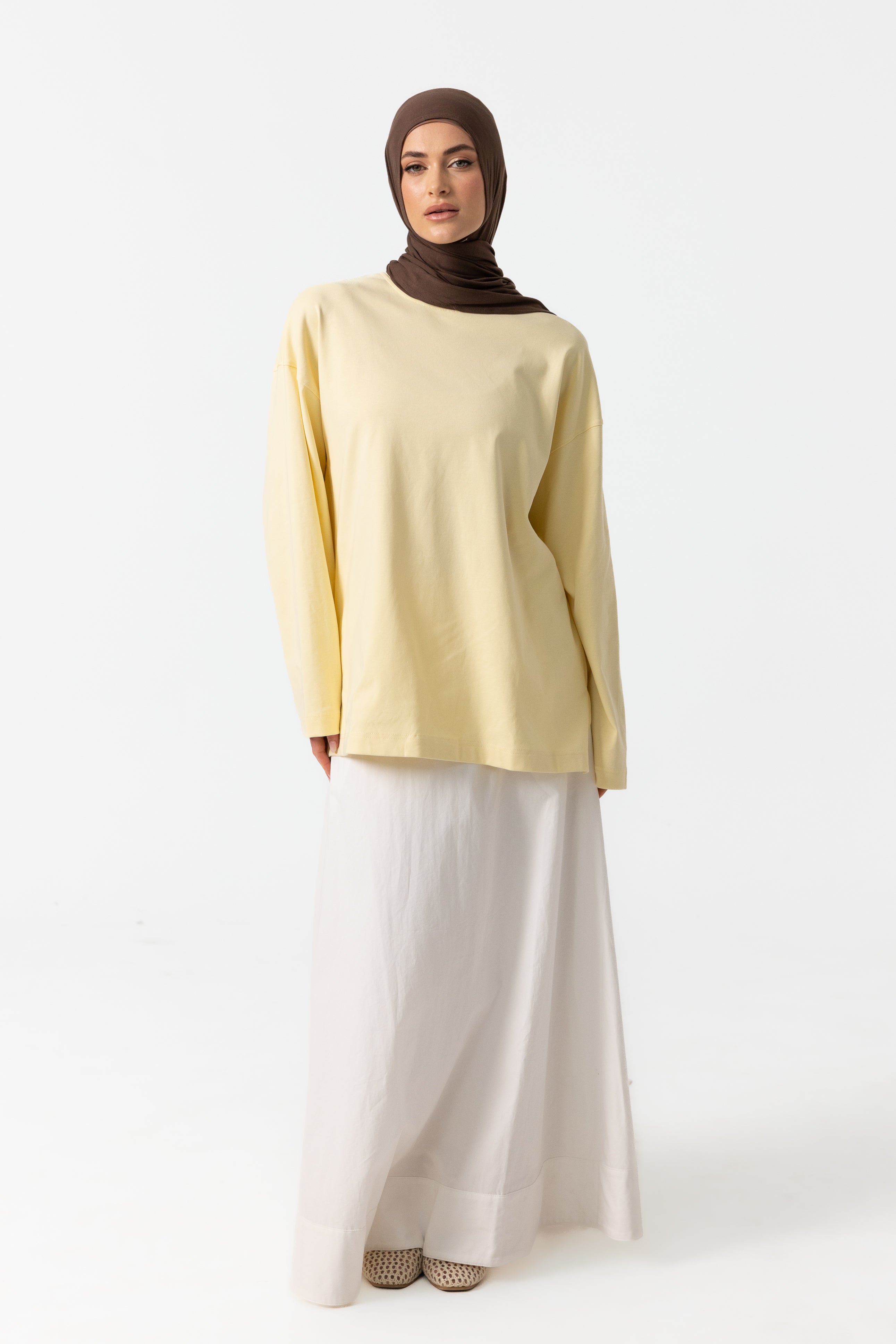Everyday Relaxed Top - Yellow