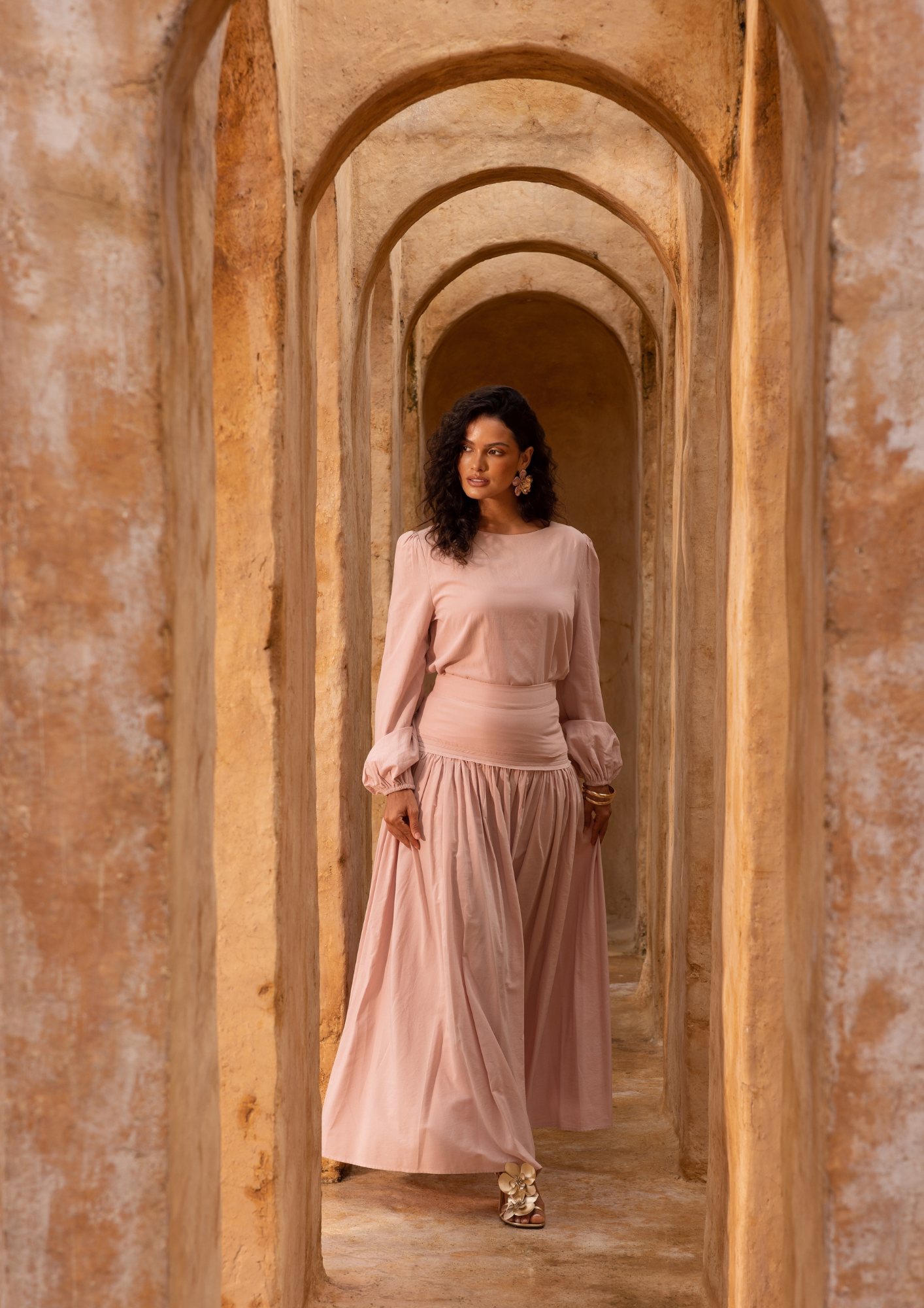 Adriana Top - Dusty Pink