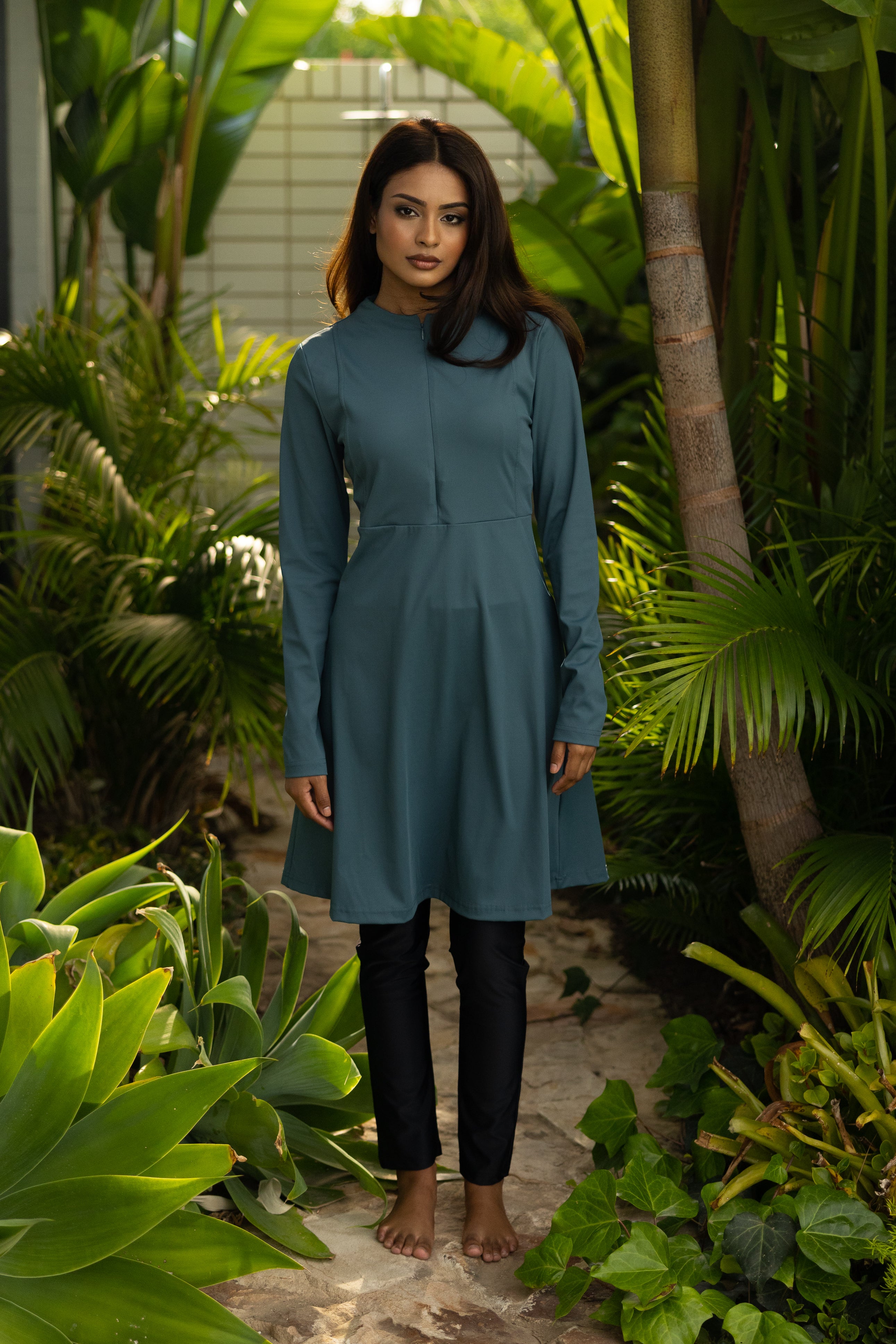 Aleppo Swim Dress - Teal