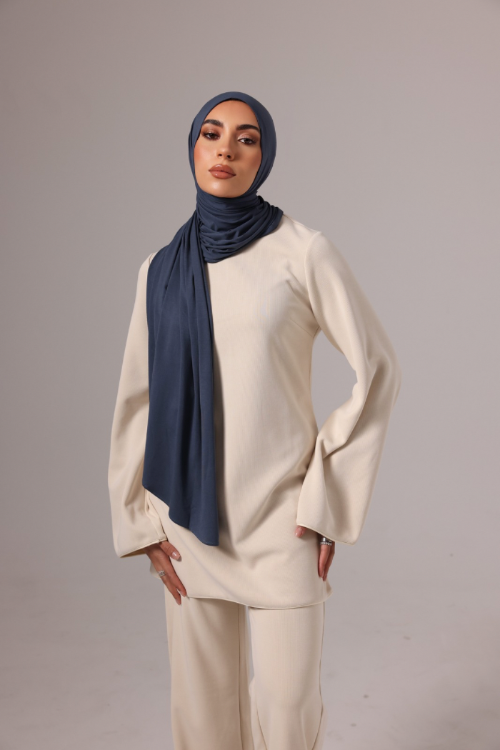 Ribbed Tunic - Beige