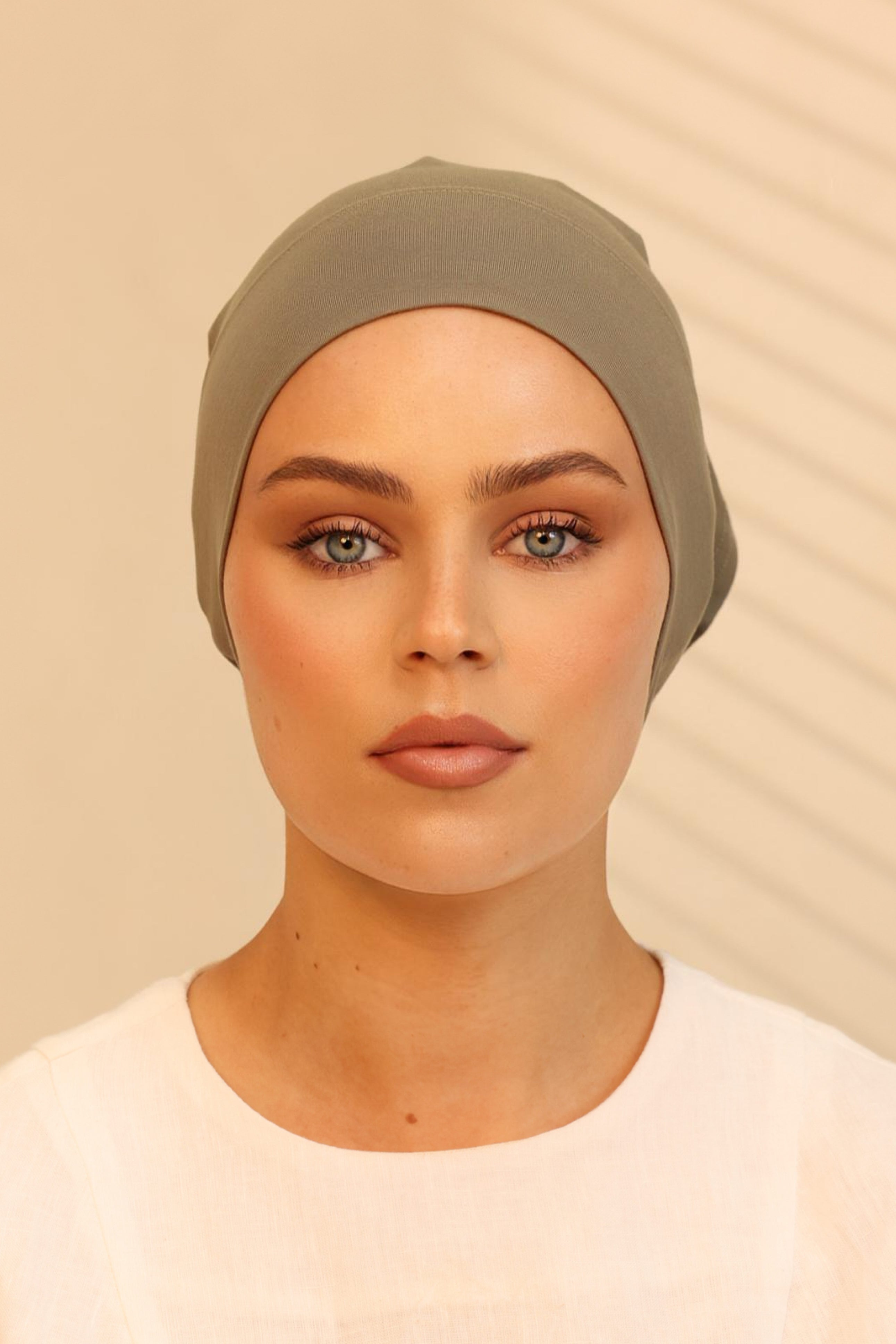 Double Stitched Modal Hijab Set - Warm Lead