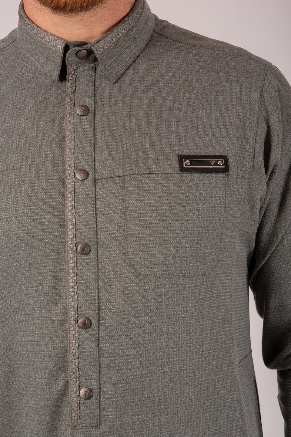 Men's Lawung Thobe - Grey