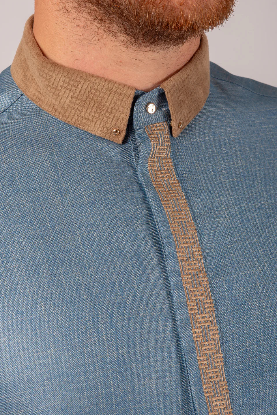 Men's Lawung Thobe - Blue