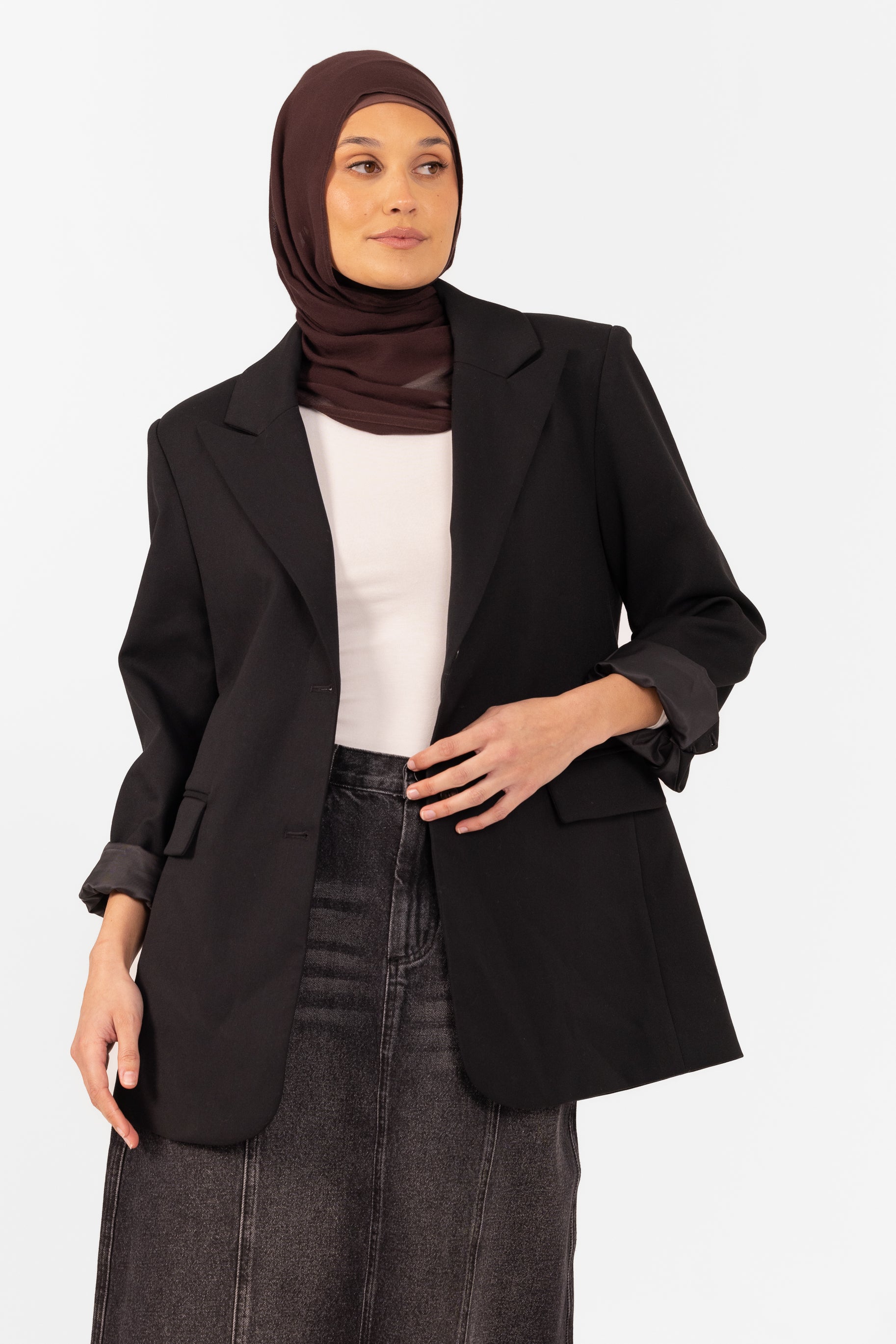 Bianca Oversized Blazer - Black