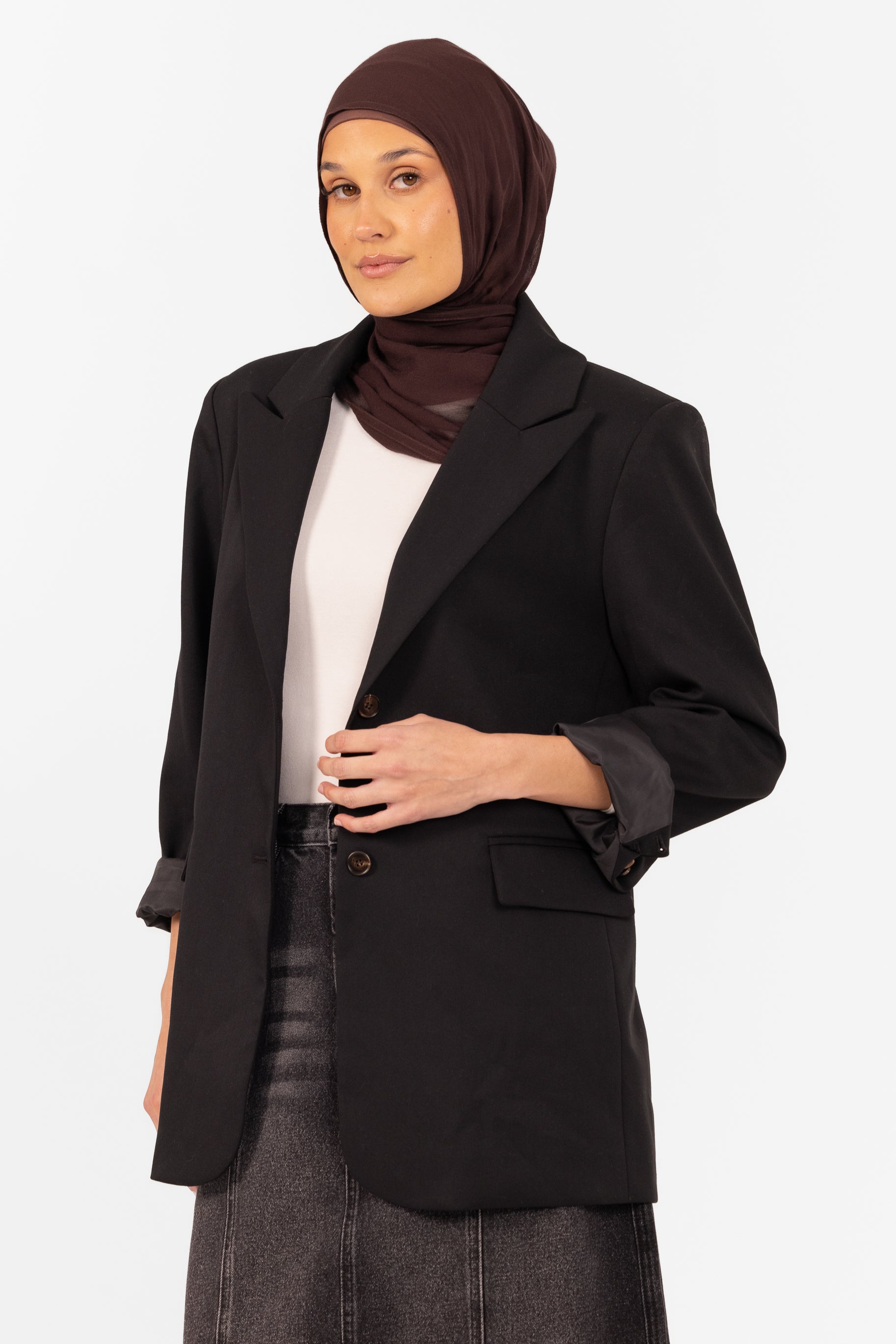 Bianca Oversized Blazer - Black