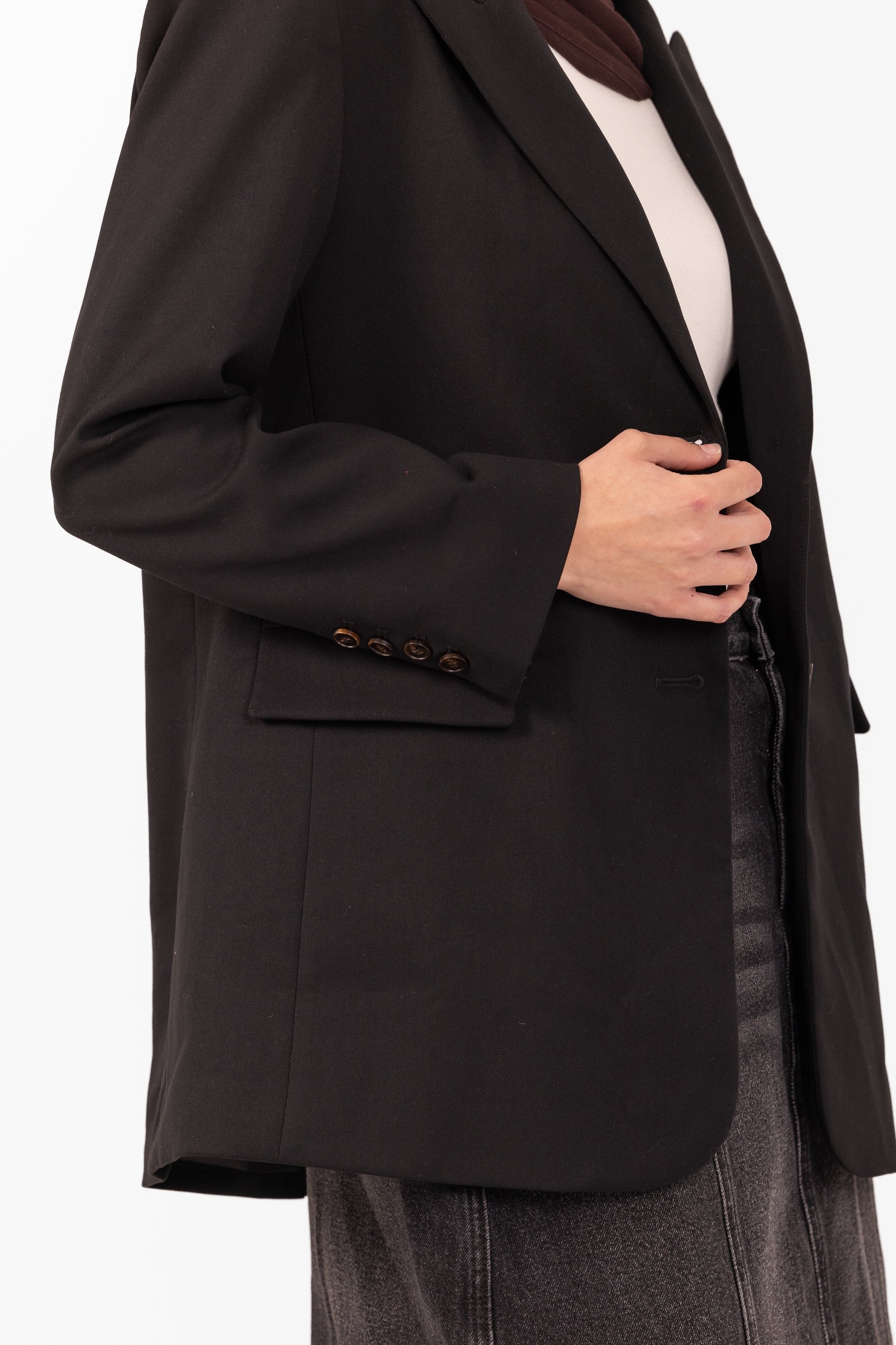 Bianca Oversized Blazer - Black