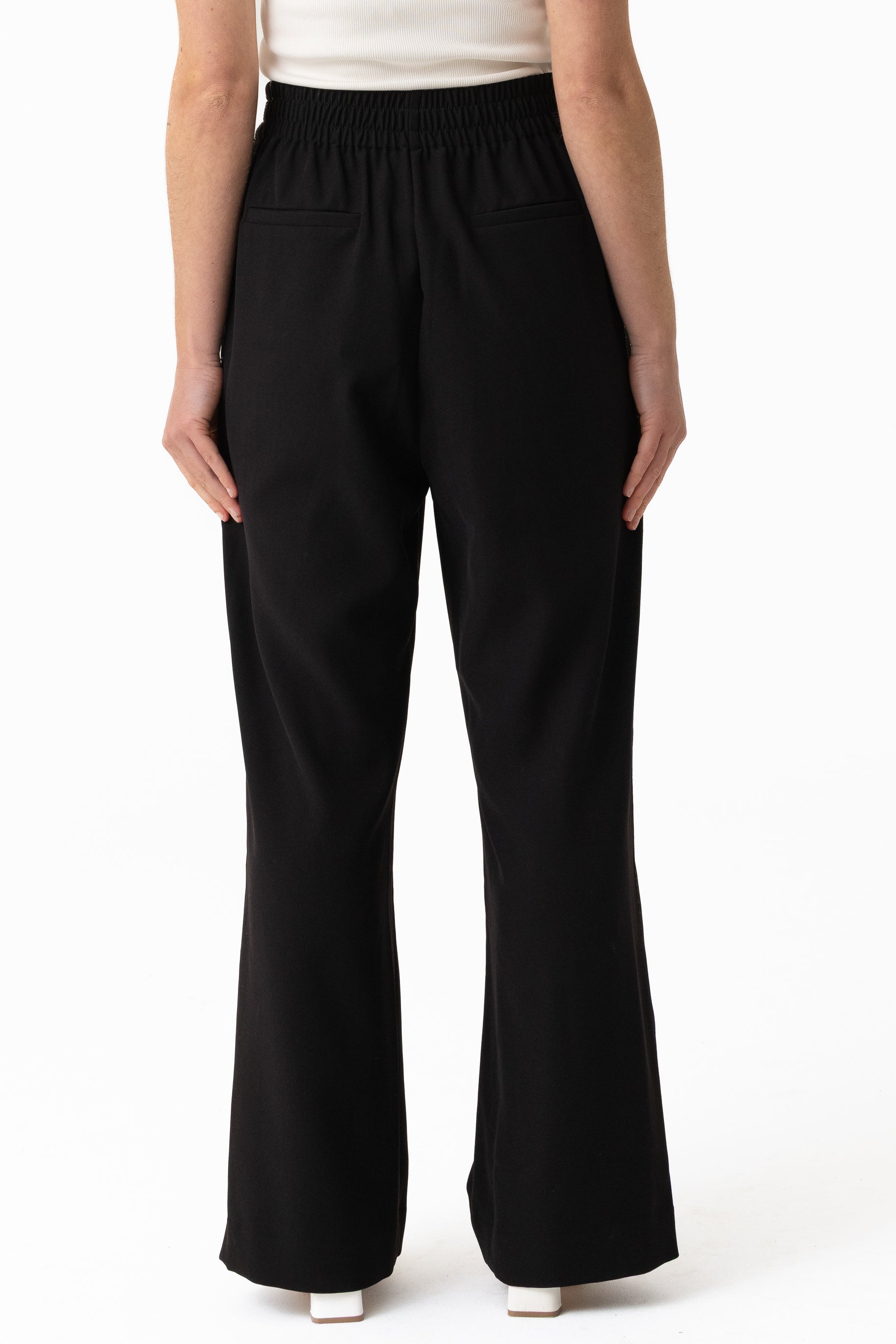 Staple Wide Leg Pants - Black