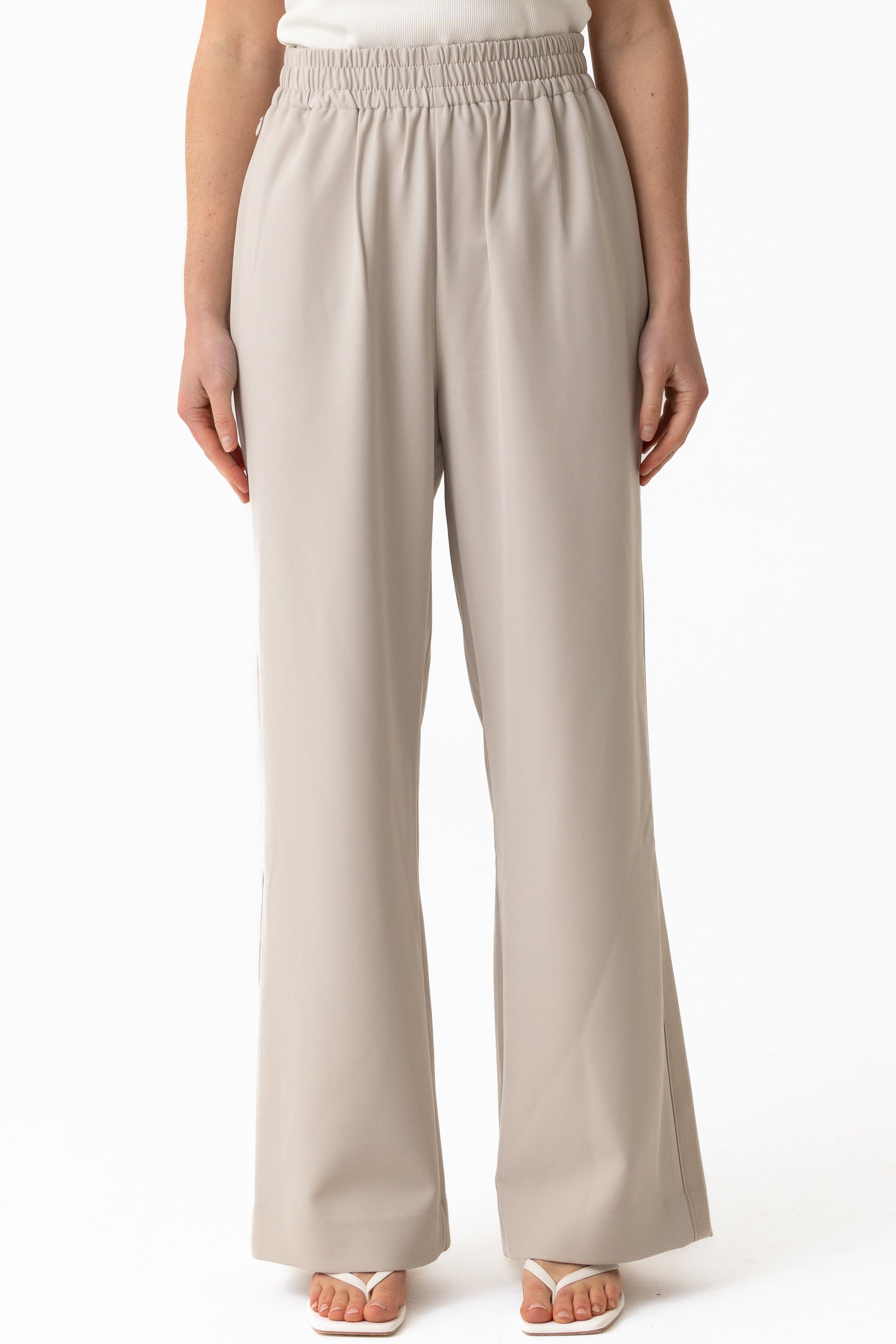 Staple Wide Leg Pants - Dove