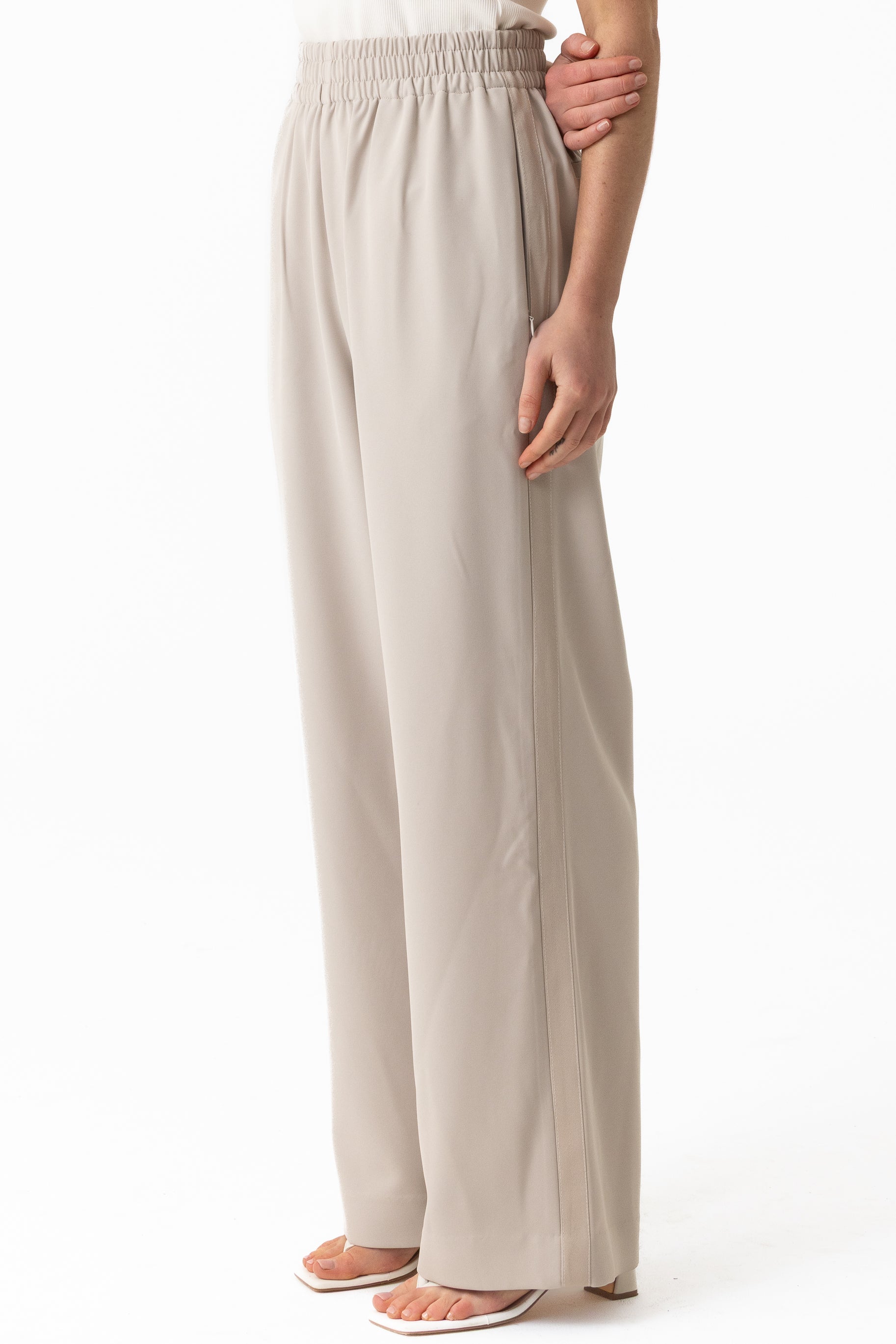 Staple Wide Leg Pants - Dove