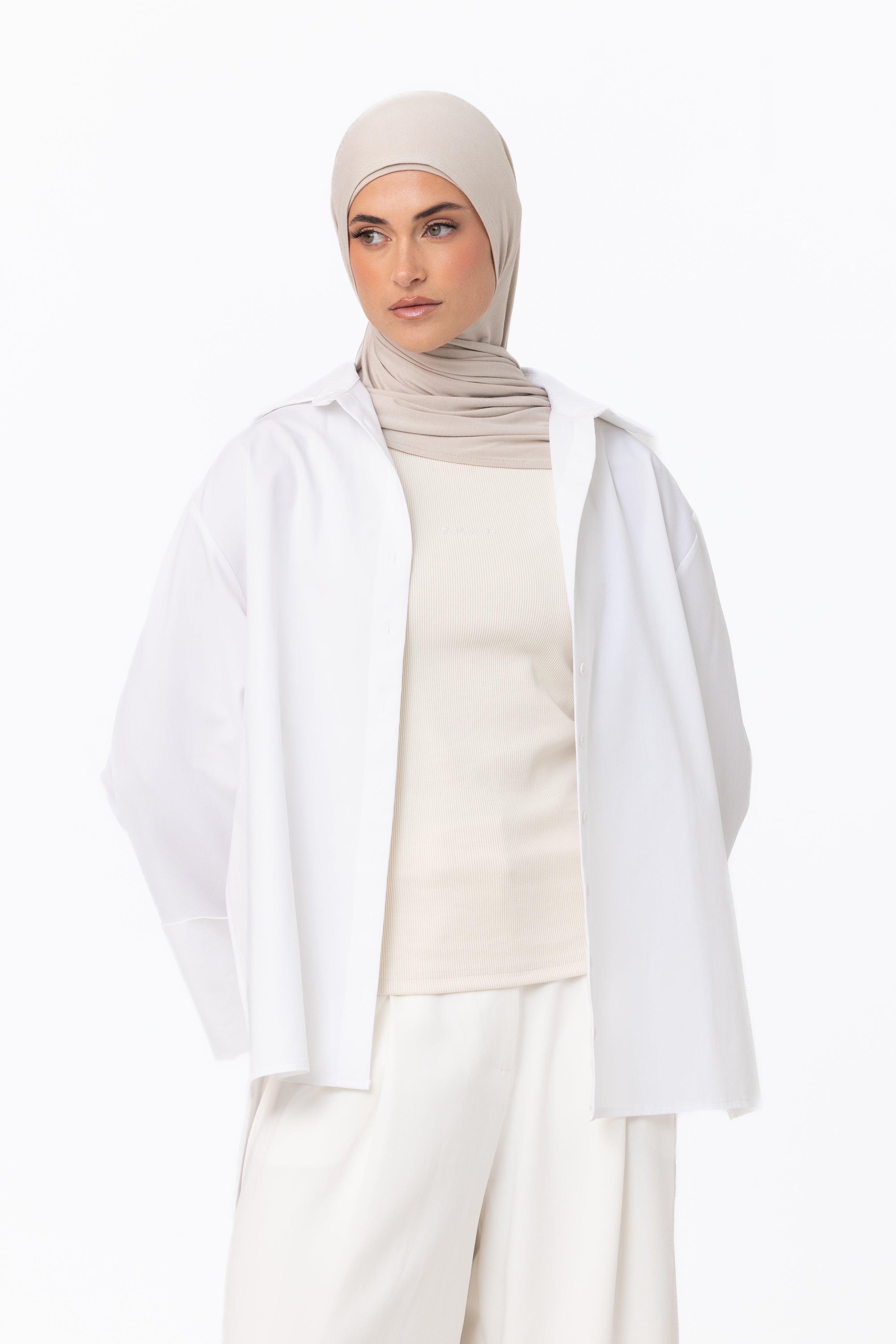 Core Ribbed Tank - Stone